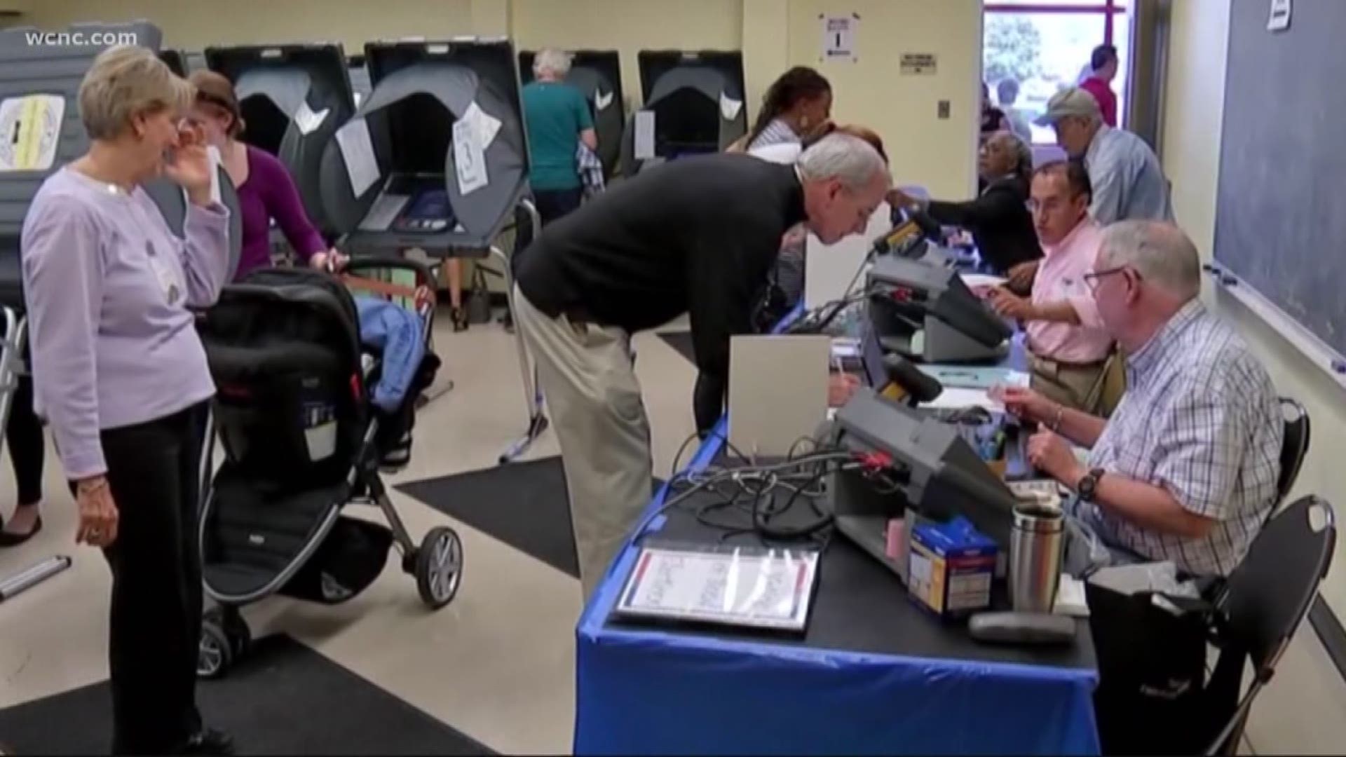 Just in time for Tuesday's primary, massive renovations are finishing up at the Mecklenburg County Board of Elections.