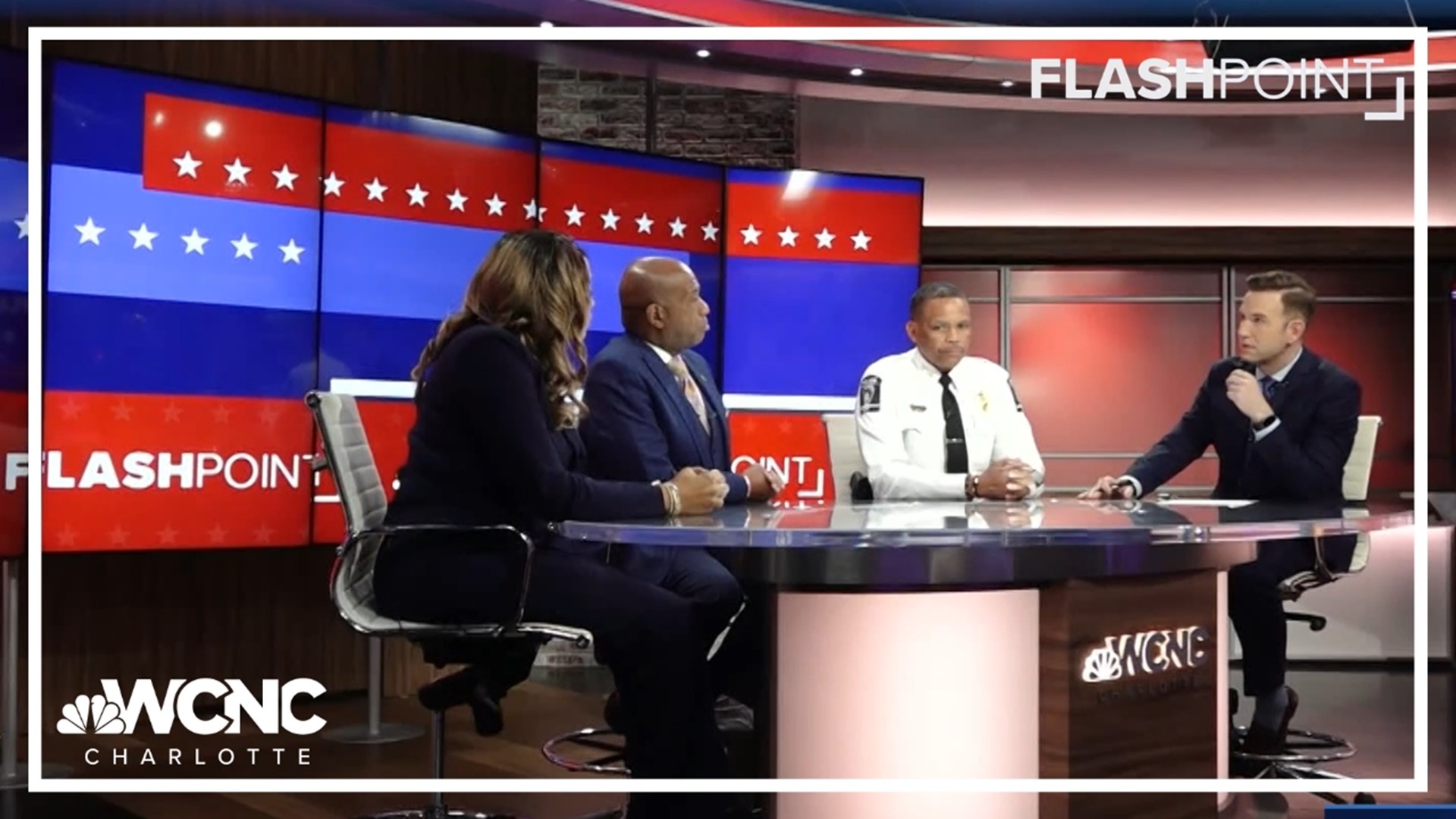 CMPD Chief Johnny Jennings, Mecklenburg Co. Sheriff Garry McFadden, and MOMO Director Lisa Crawford discuss youth violence crime and how to fix it.