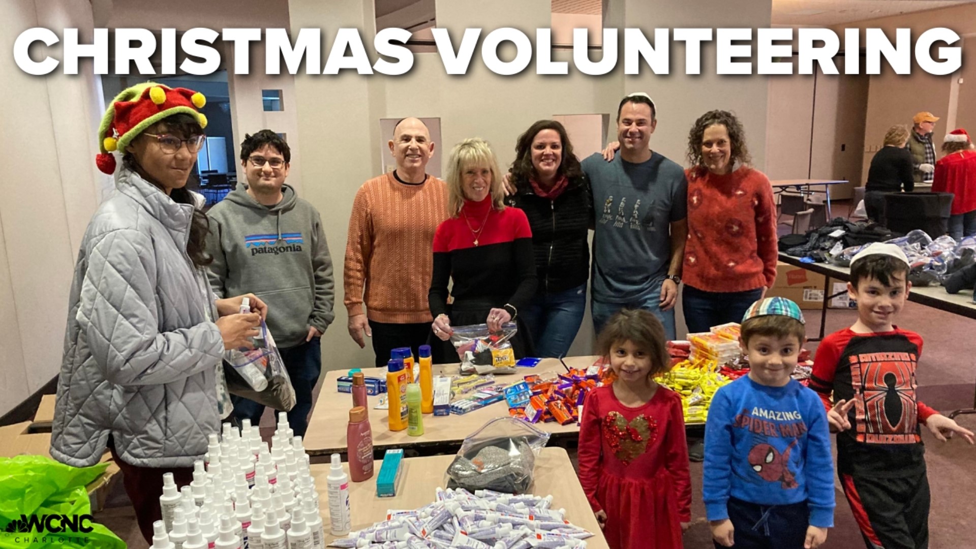 Volunteering for those in need on Christmas