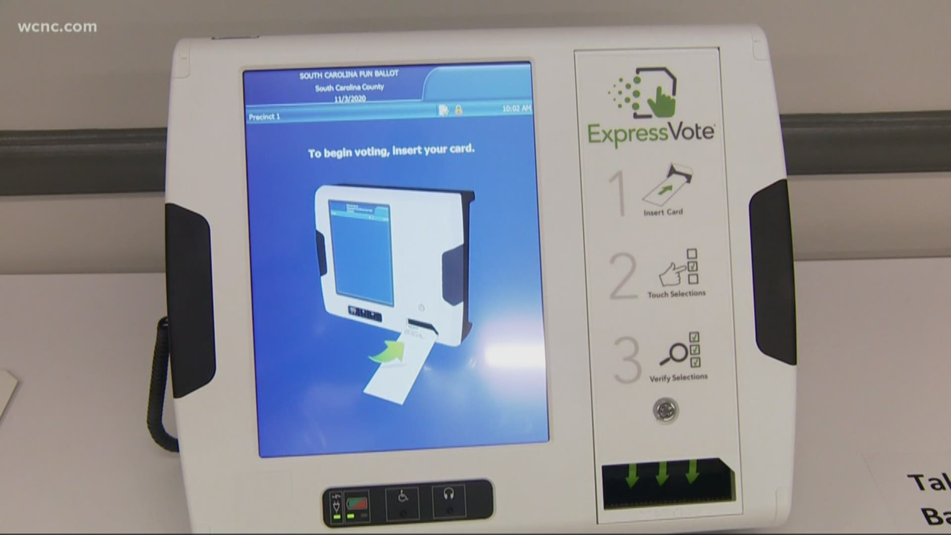 Alan Helms, Deputy Director for SC Voter Registration said the machines are easy to use and safe from computer hackers trying to interfere with the 2020 Presidential