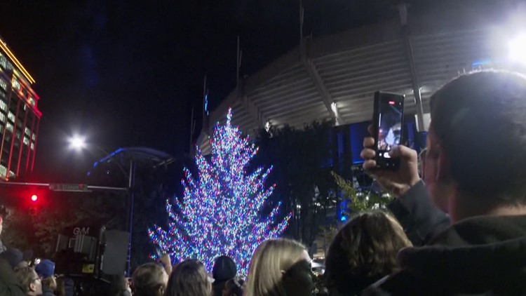 Carolina Panthers and Charlotte FC host Christmas tree lighting festival