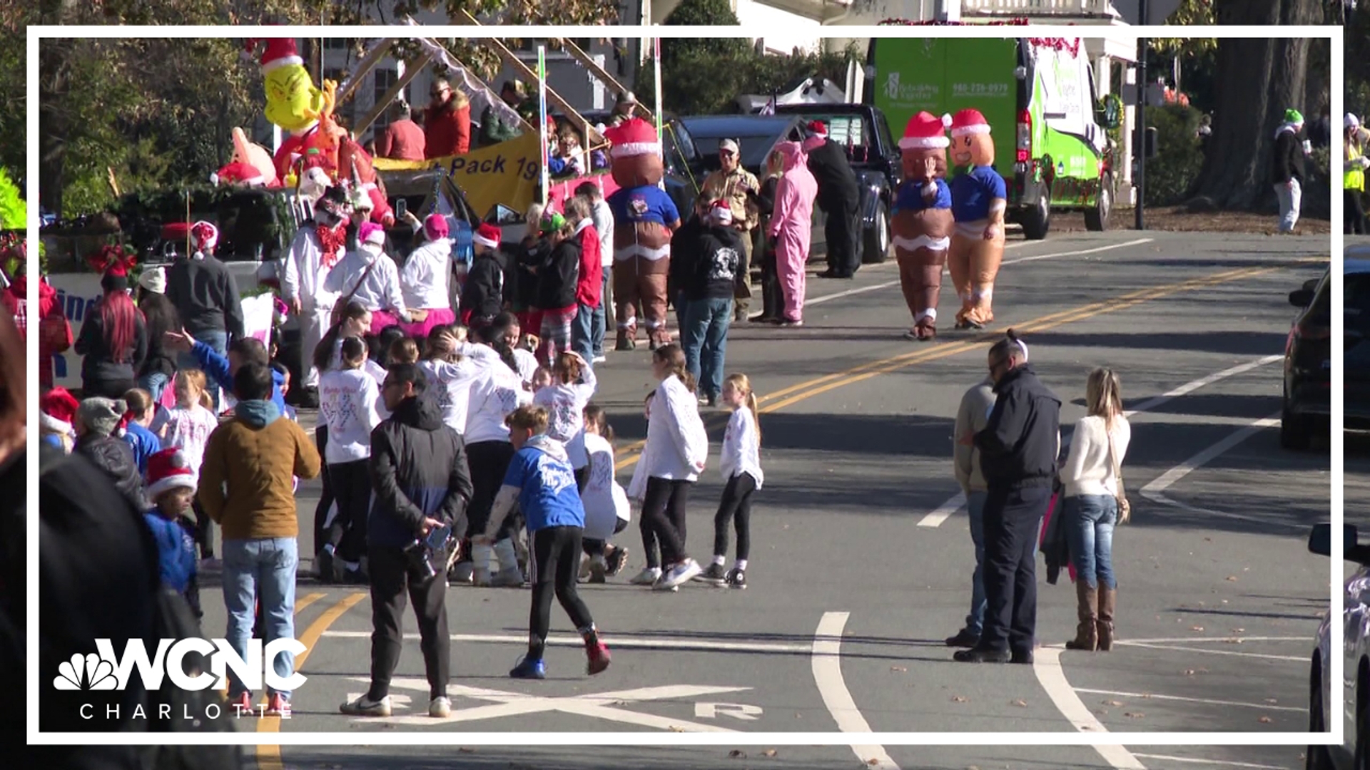 There was plenty of holiday cheer in downtown Davidson Saturday morning as brands, businesses and more participated in the North Mecklenburg Holiday parade.