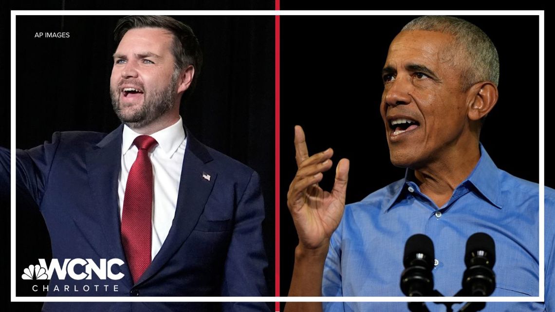 Barack Obama, JD Vance hosting campaign rallies in Charlotte area on Friday