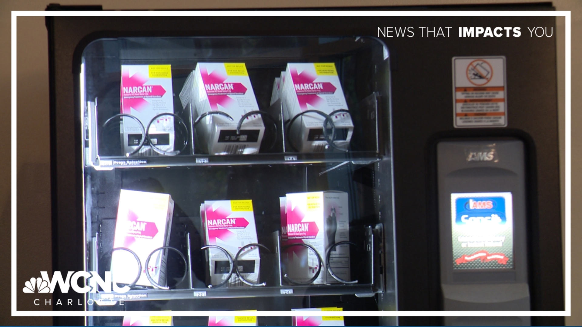 Gaston County EMS deploys Nalaxone vending machines in an effort to combat opioid overdoses | wcnc.com