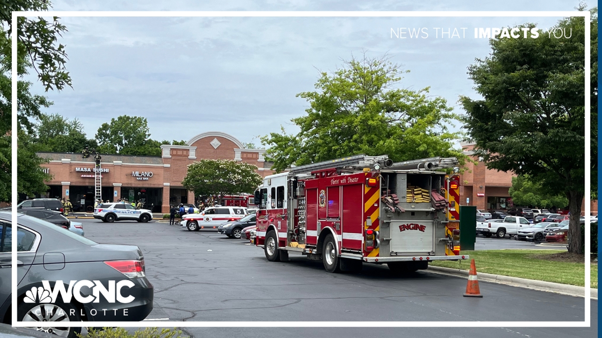 Thankfully, nobody was hurt.