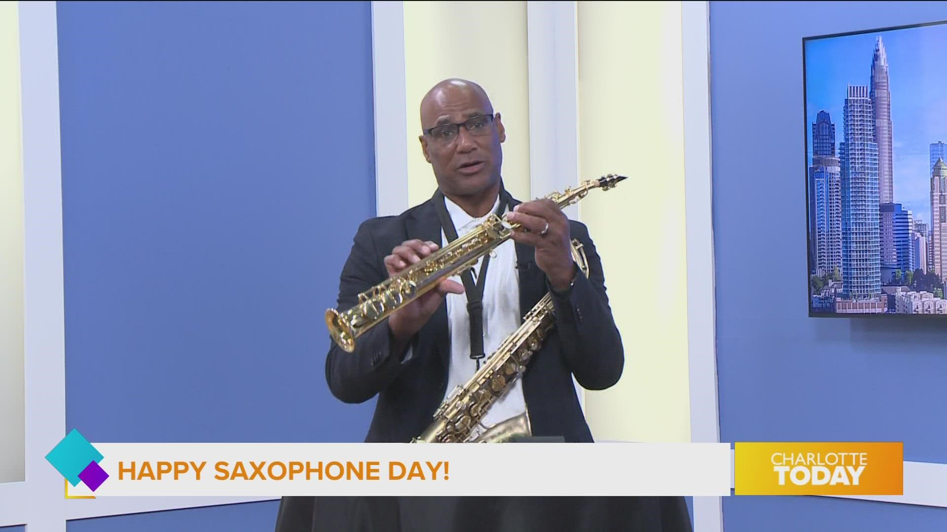 Enjoy the sounds of saxophone music