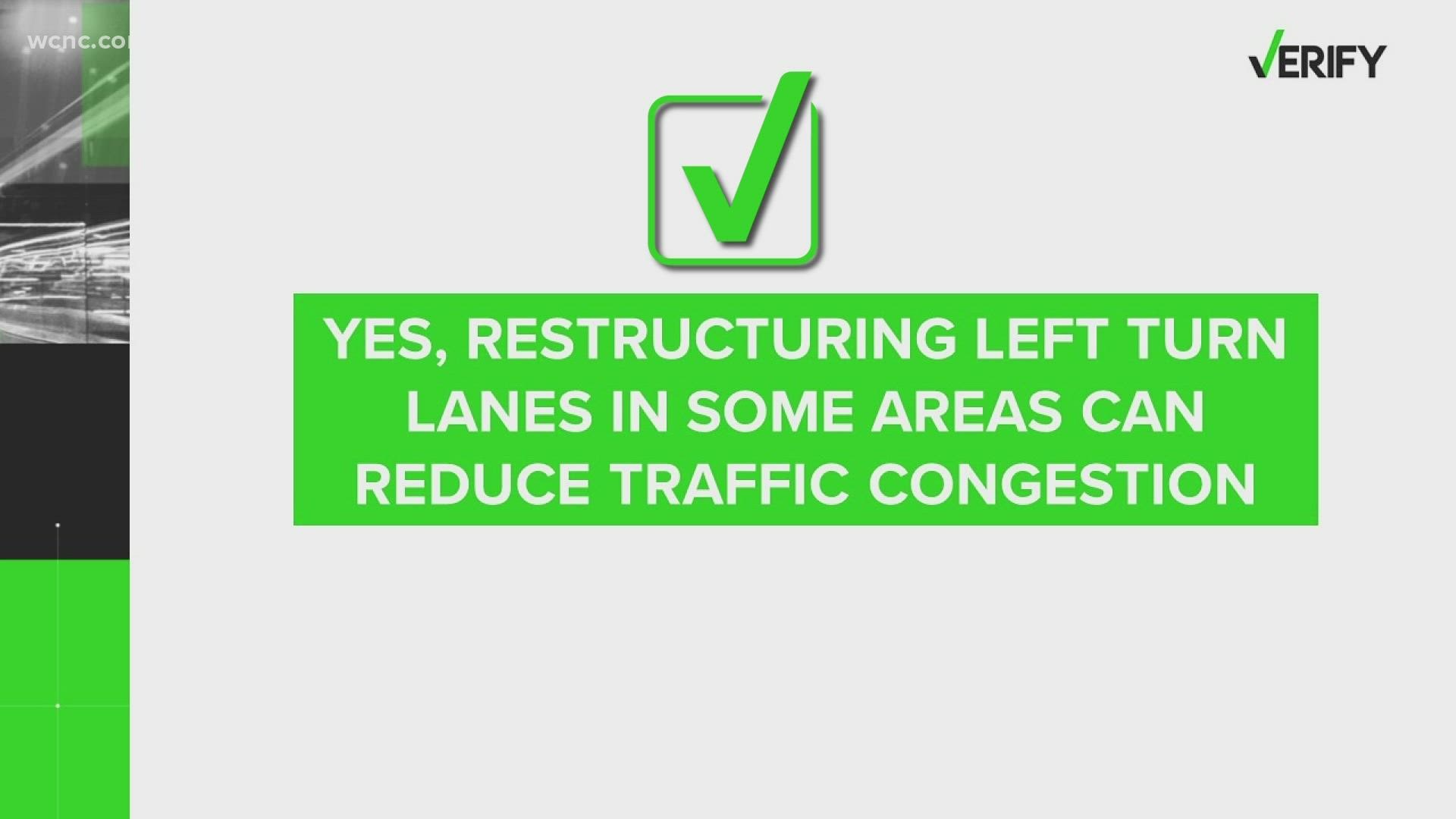 At most busy intersections, there are numerous conflict points.