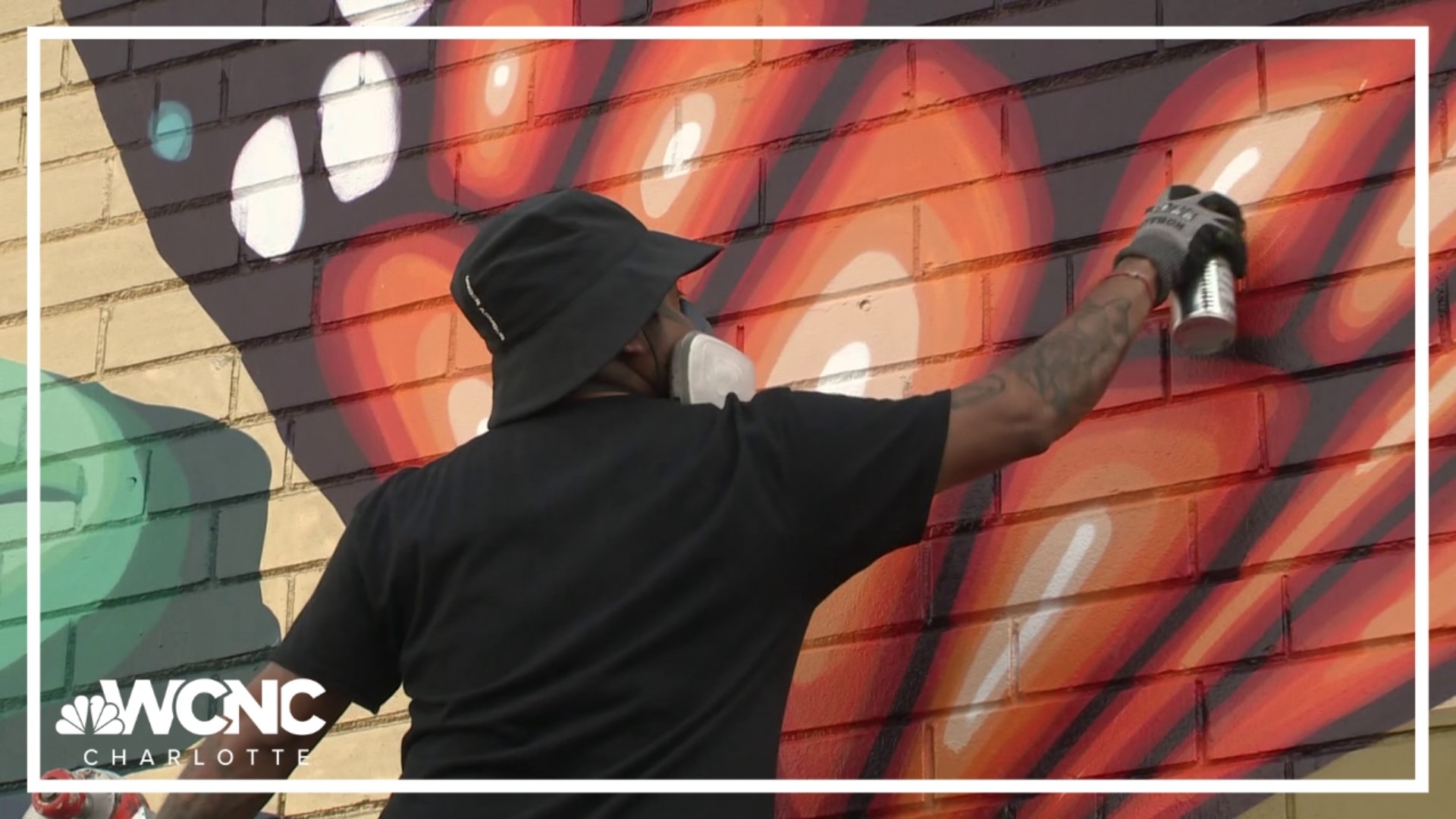 All five murals were painted by local, regional and national artists, each leaving their mark on Charlotte.