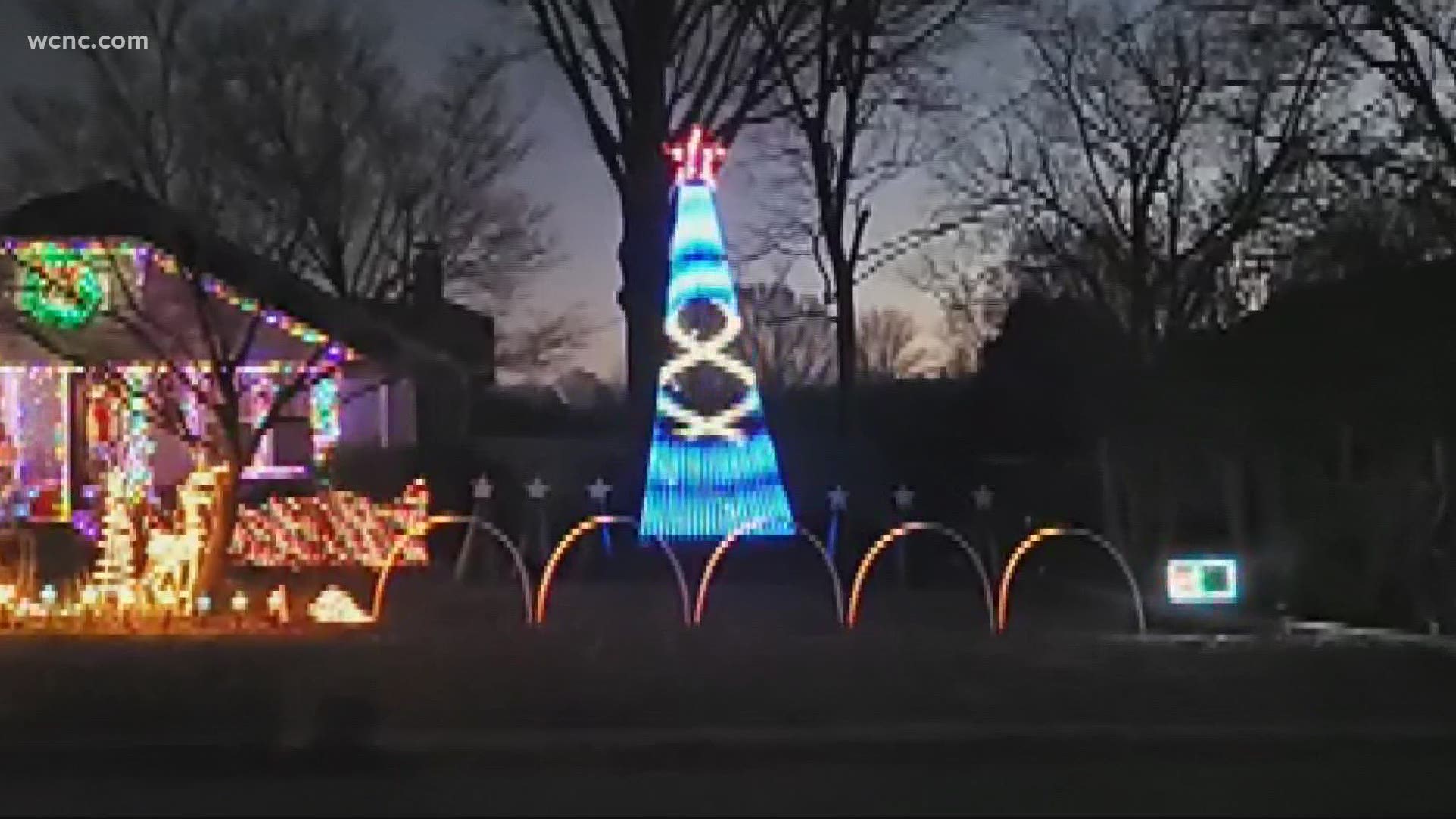 From Netwon to Concord, Matthews and Huntersville, there are some incredible holiday light displays to check out this season.