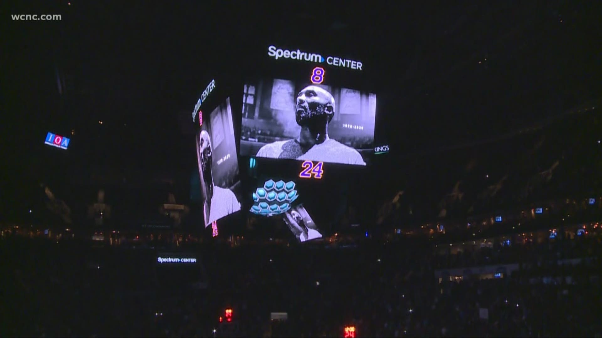 Tuesday night was the first time the Hornets have played since the death of Kobe Bryant. Ahead of their game against the New York Knicks, a tribute video played.