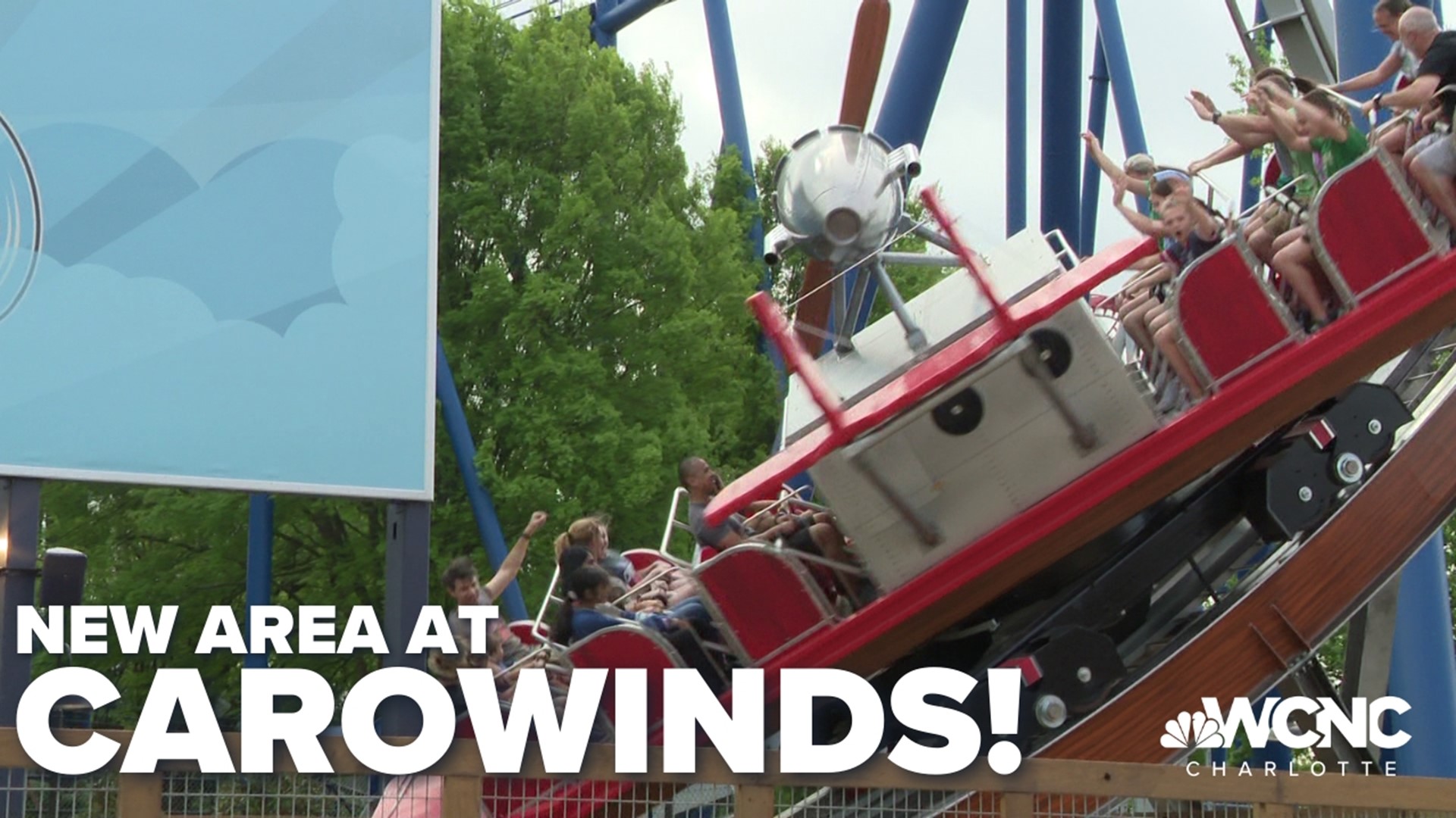 Kia Murray learns how Carowinds hopes this new area soars as the park celebrates its 50th anniversary!