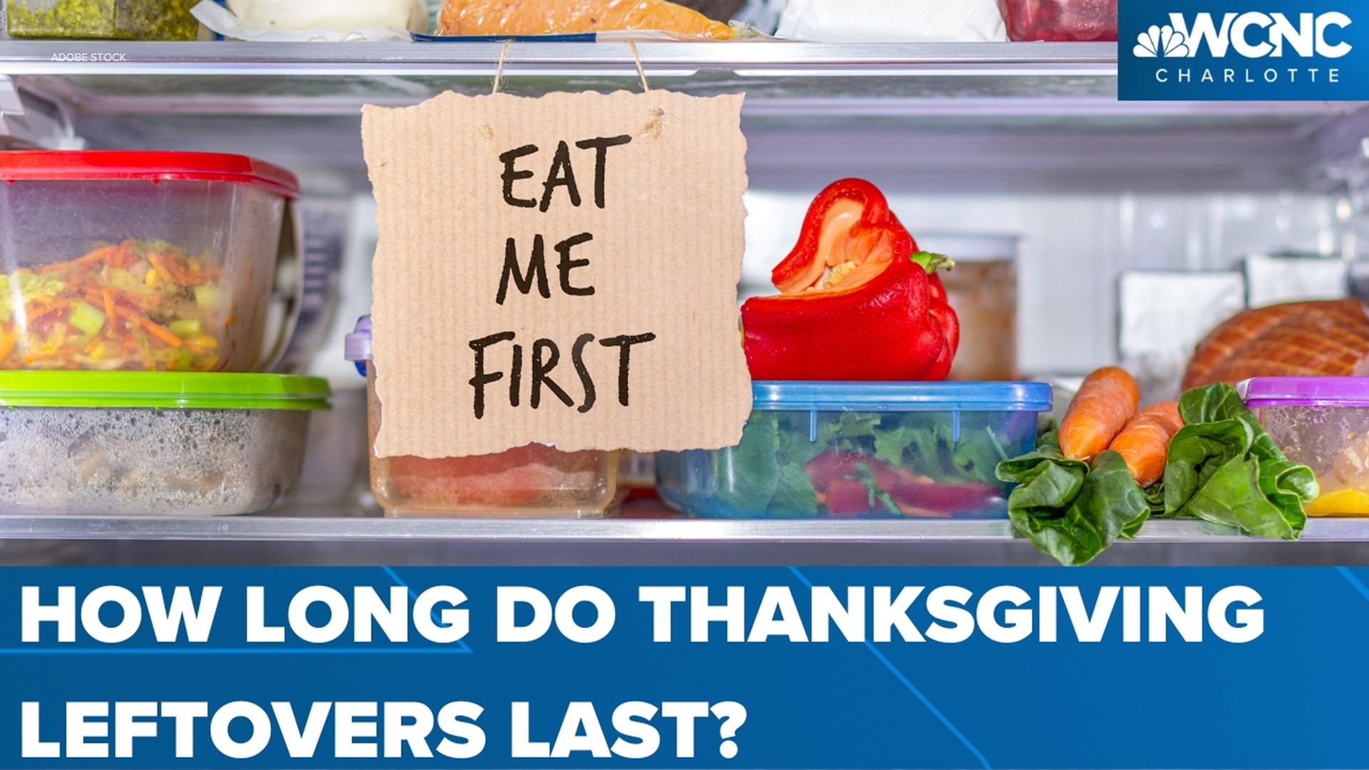 The USDA says the Monday after Thanksgiving is the last day you can eat leftovers safely.
