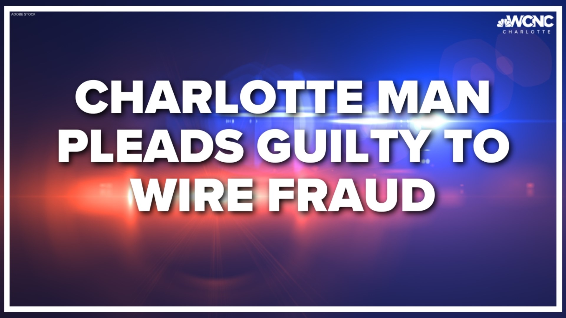 A Charlotte man is admitting to stealing mail right out of people's mailboxes, and using the information to commit wire fraud.