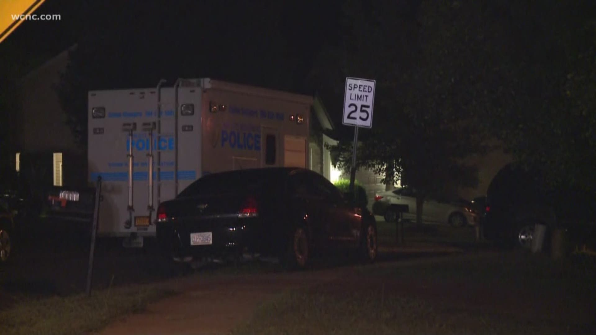 Charlotte-Mecklenburg Police are investigating the city's 59th homicide after a person was found dead on Gold Pan Road in northeast Charlotte early Tuesday morning.