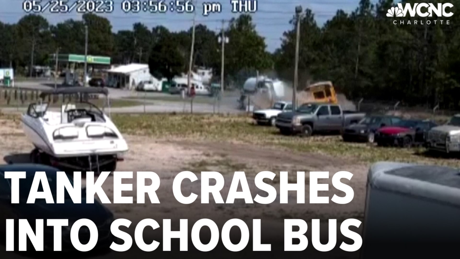 A crash involving a school bus and a tanker truck in Lexington County has led to several student injuries.