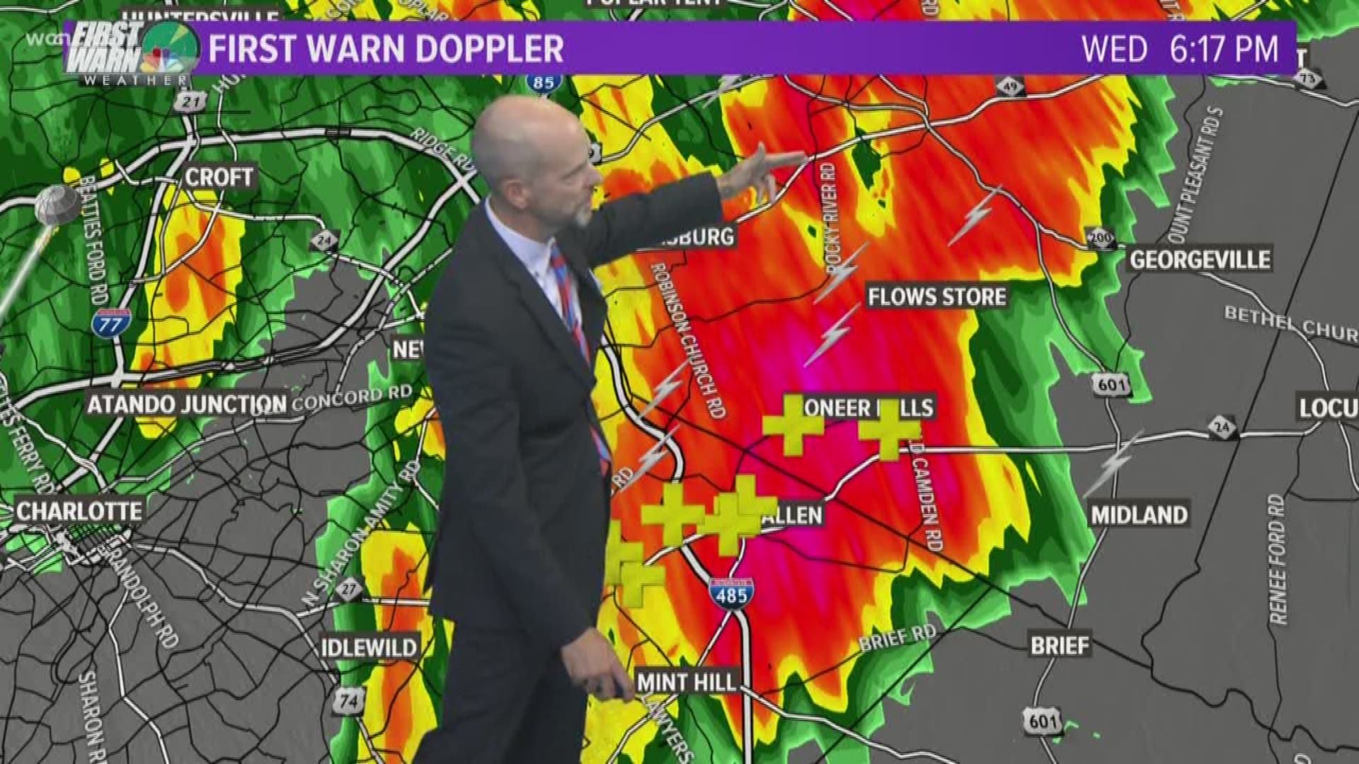 Heavy rain expected in Charlotte over the next few days