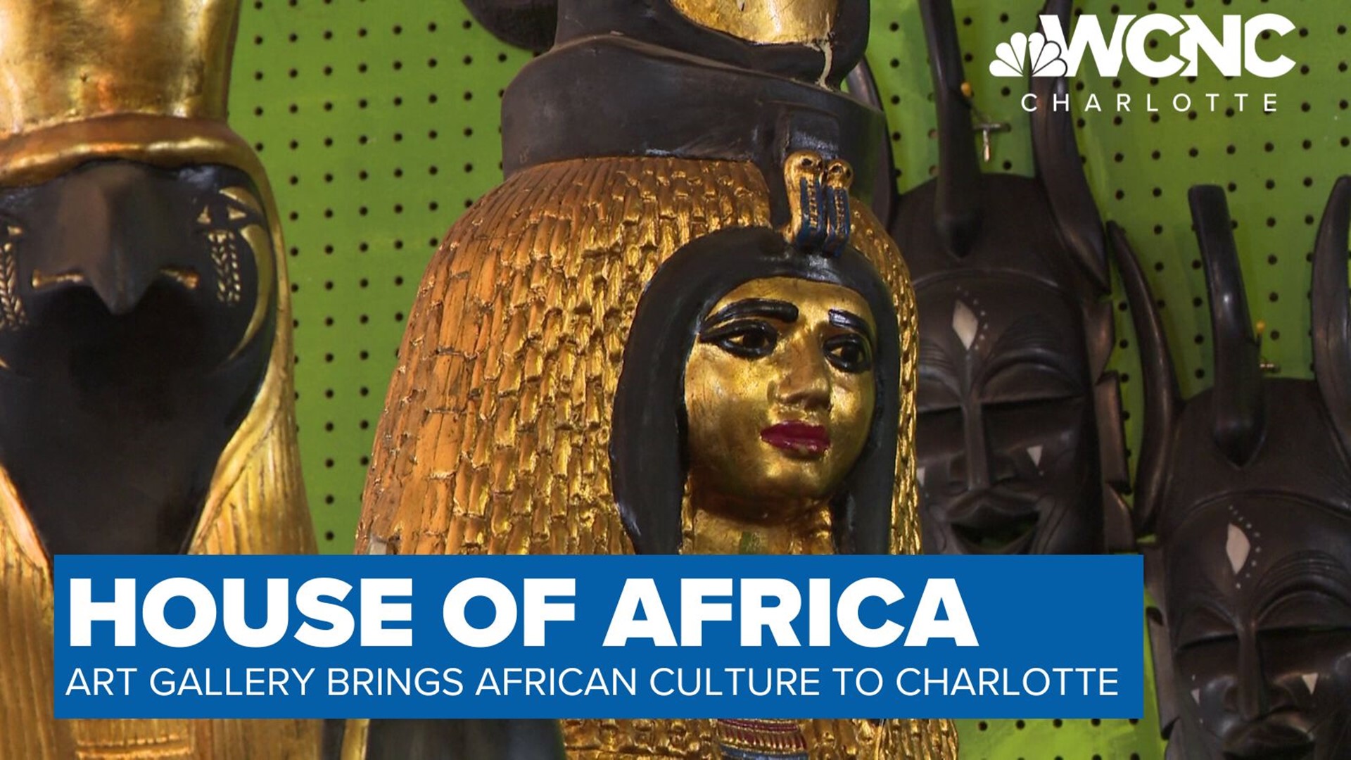 The House of Africa art gallery in Plaza Midwood has become the nerve center for education about African culture in Charlotte.