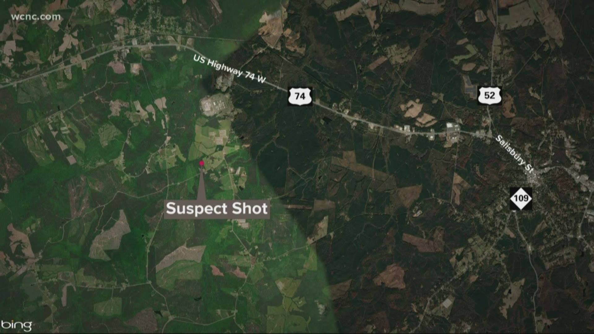 Deputies responded to a call for shots fired at an Anson County home. The suspect took off in a truck, getting onto the highway, leading to a police pursuit.