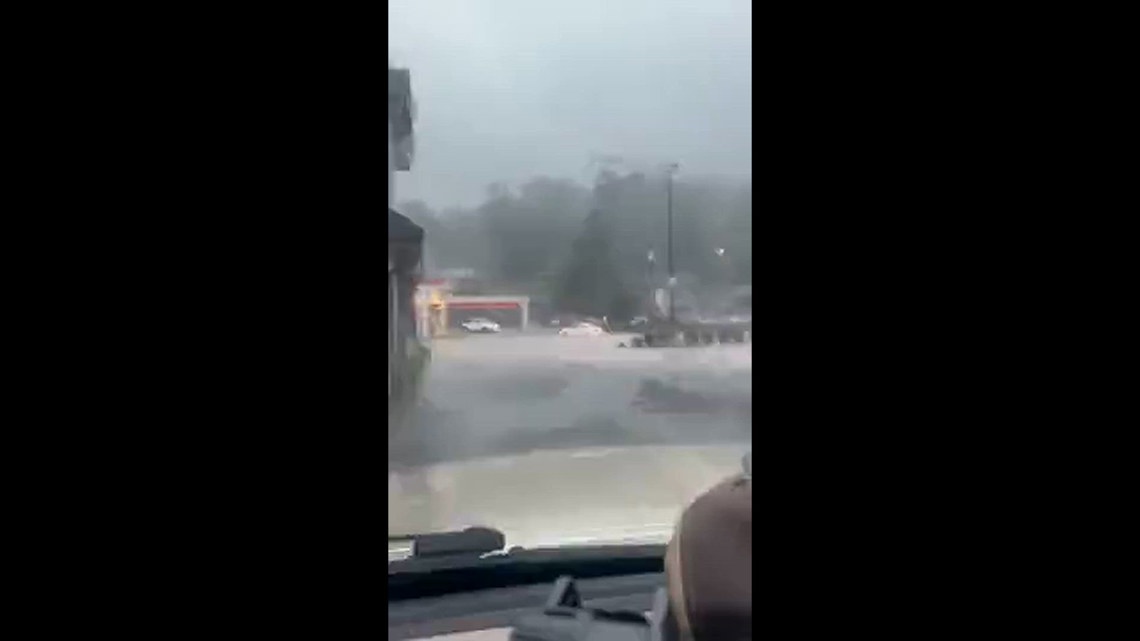 Boone Blowing Rock Road flooding