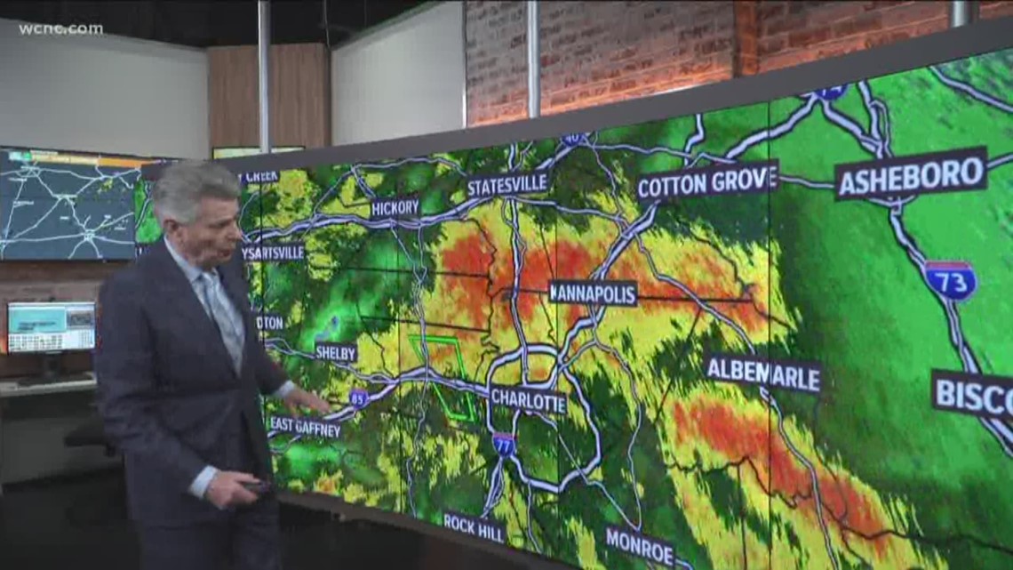 Thunderstorms bring heavy rain, threat of severe weather to Charlotte