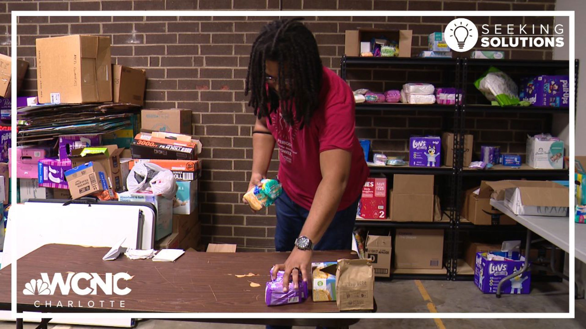 The North Carolina Diaper Bank launched a pilot program this school year with CMS to get period products into title one schools.