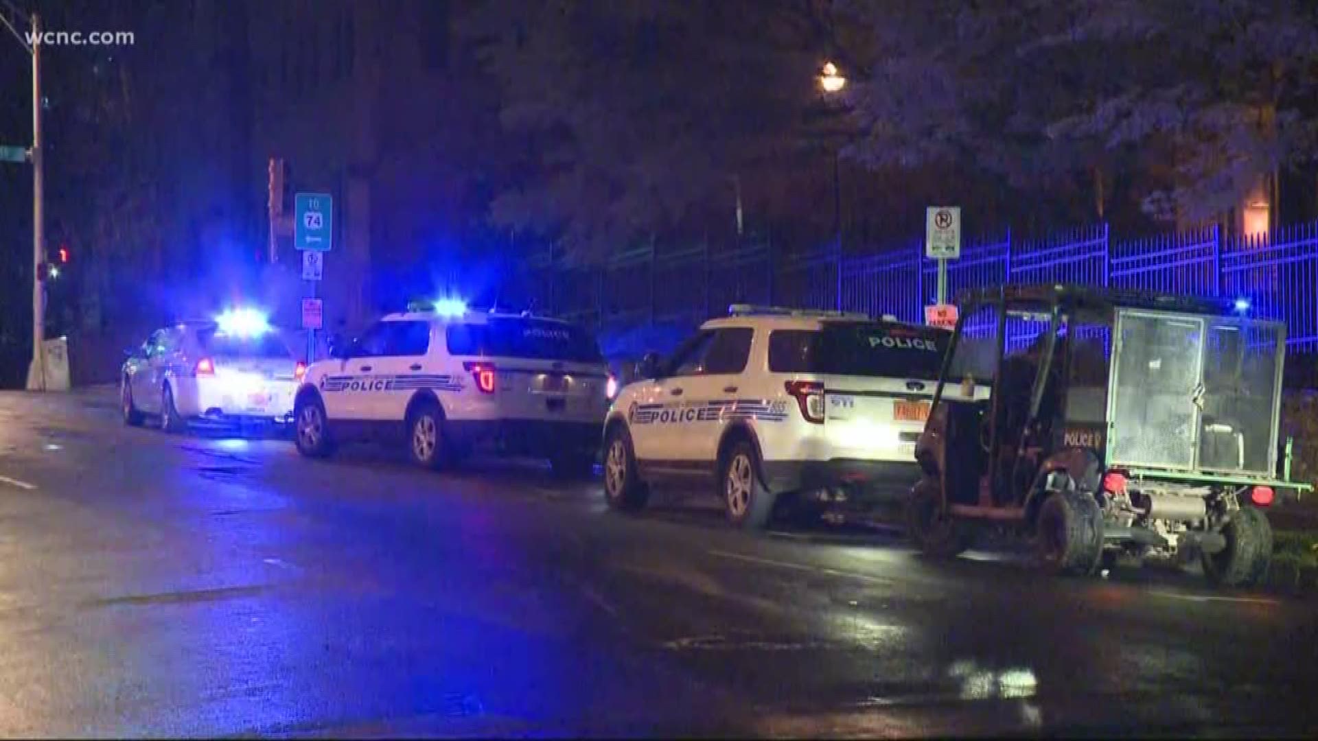 A man was shot in a parking deck in uptown Charlotte after breaking up a fight early Friday morning. The victim spoke exclusively to NBC Charlotte, who shared his frightening story.