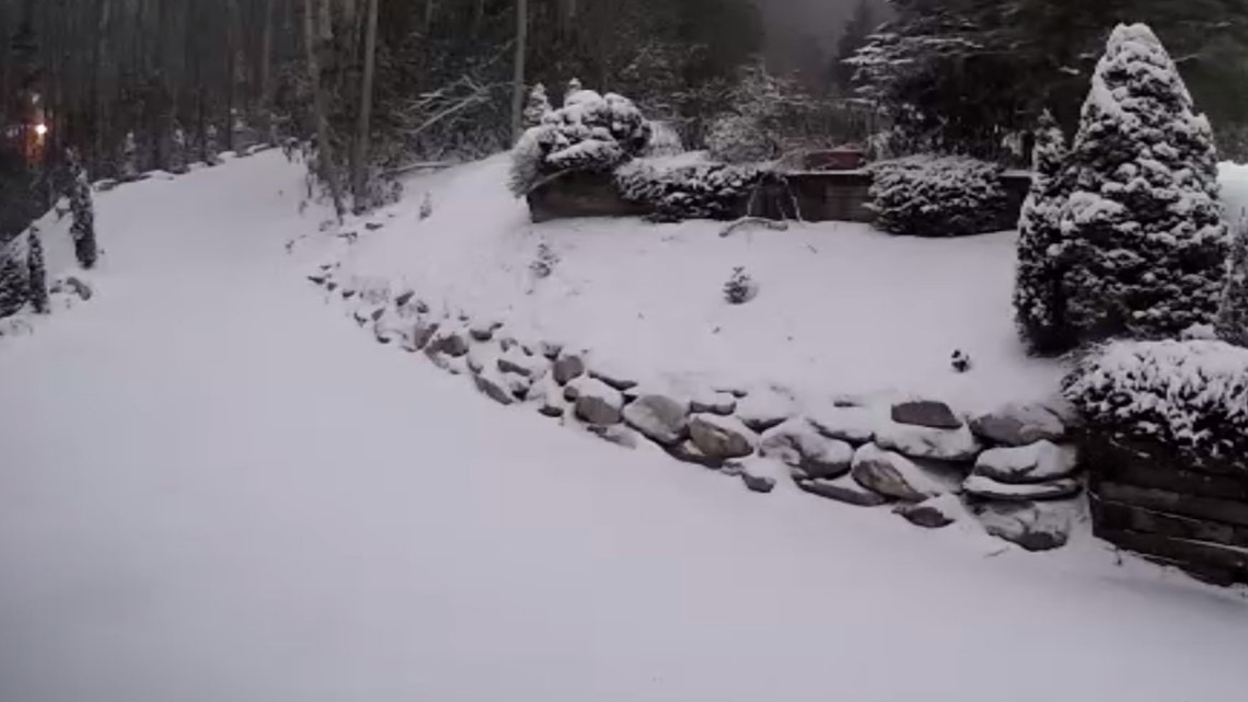 First blast of winter weather brings snow to NC mountains
