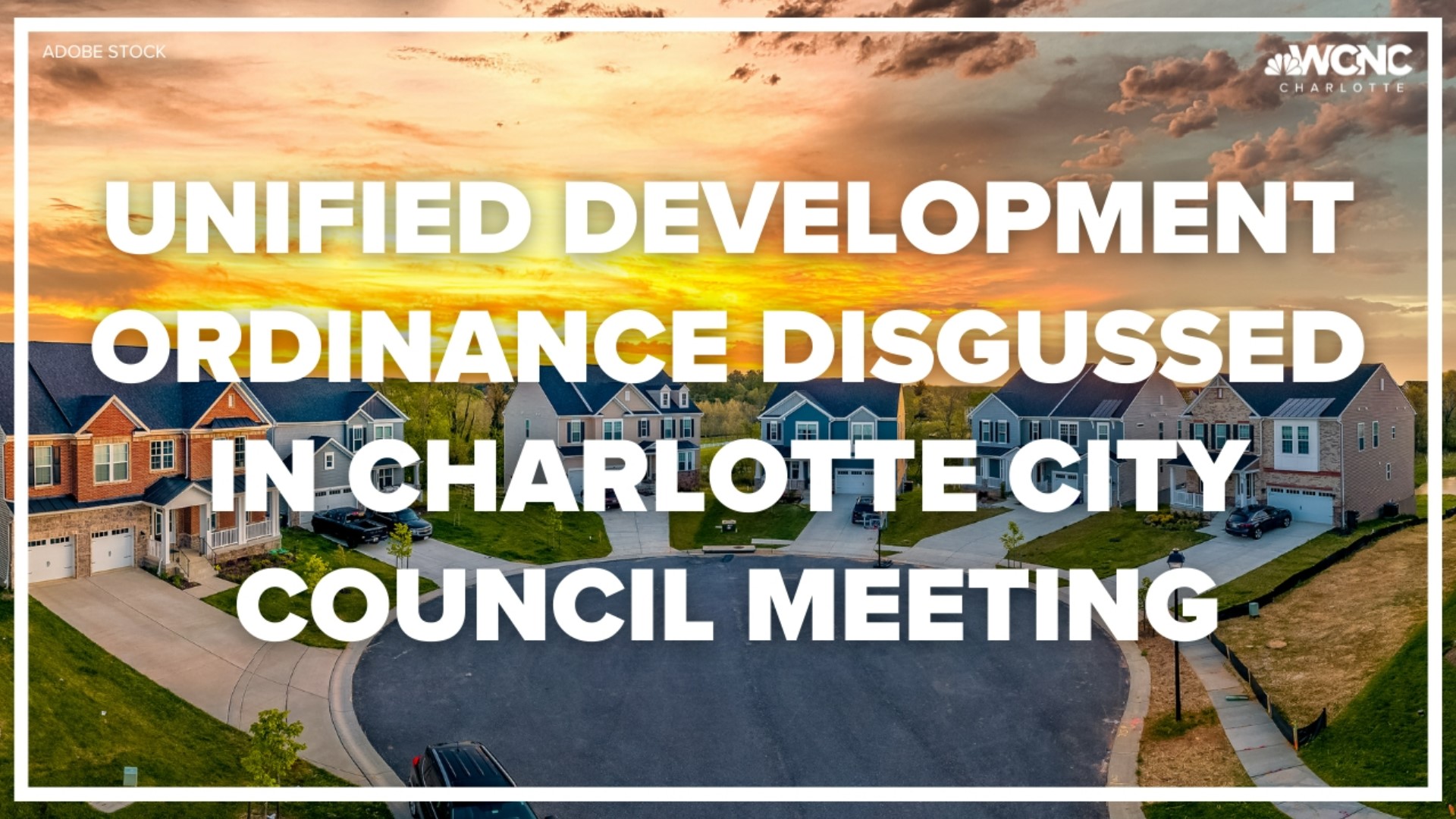 Charlotte city council members heard from the public for the last time before voting on the city's 'unified development ordinance' known as the UDO