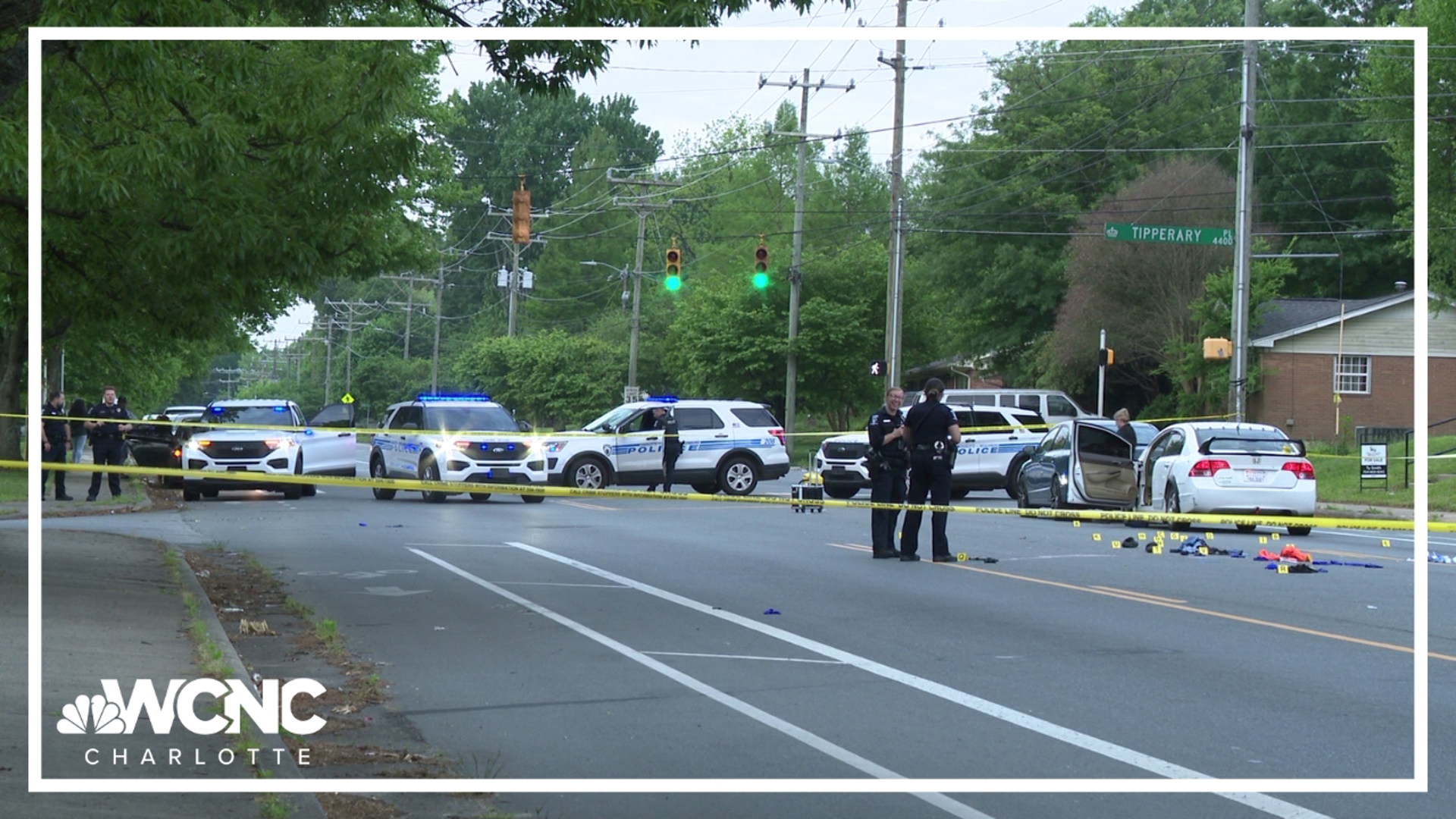 Part of the road was shut down for hours Saturday morning as police investigated a shooting.
