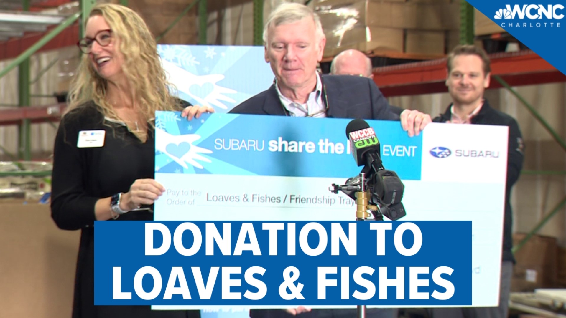 Subaru makes massive donation to Loaves and Fishes