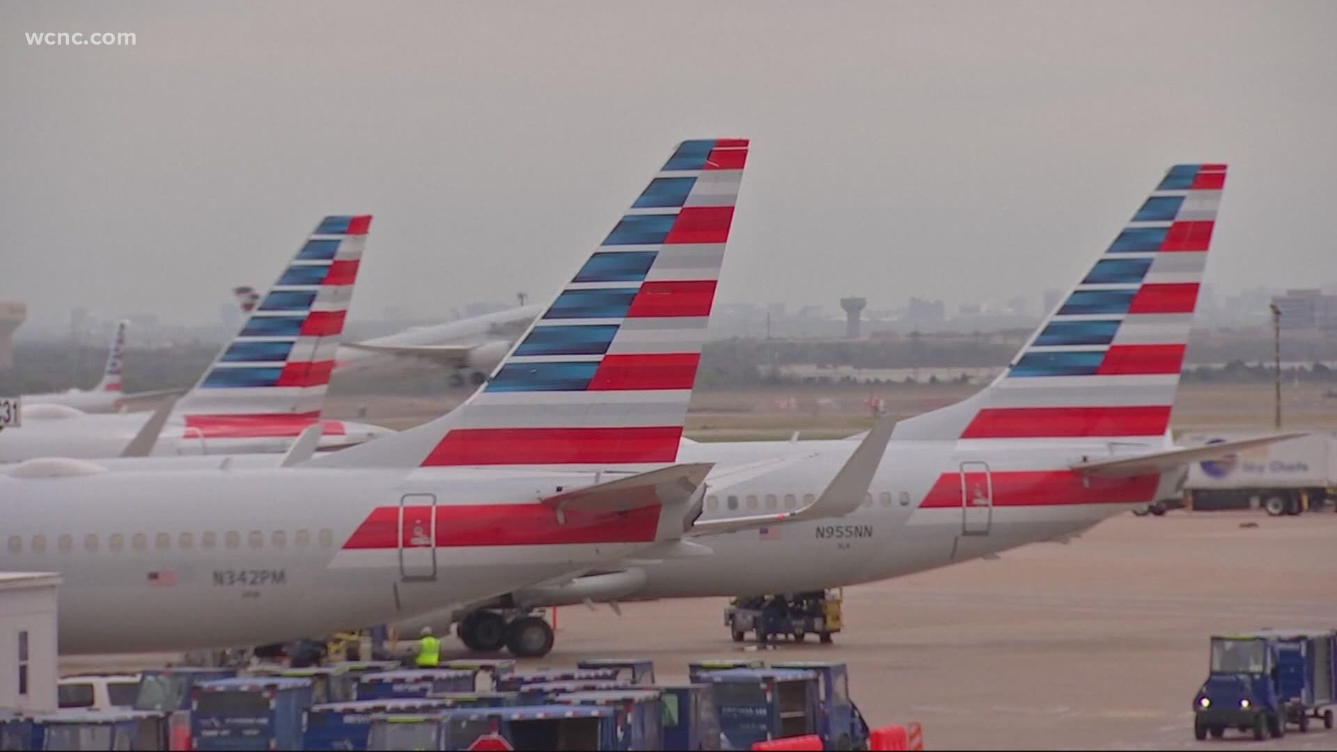 Two long-haul flights out of CLT have been impacted due to the fuel supply shortage.