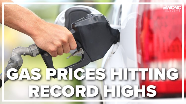 Gas prices reaching record highs