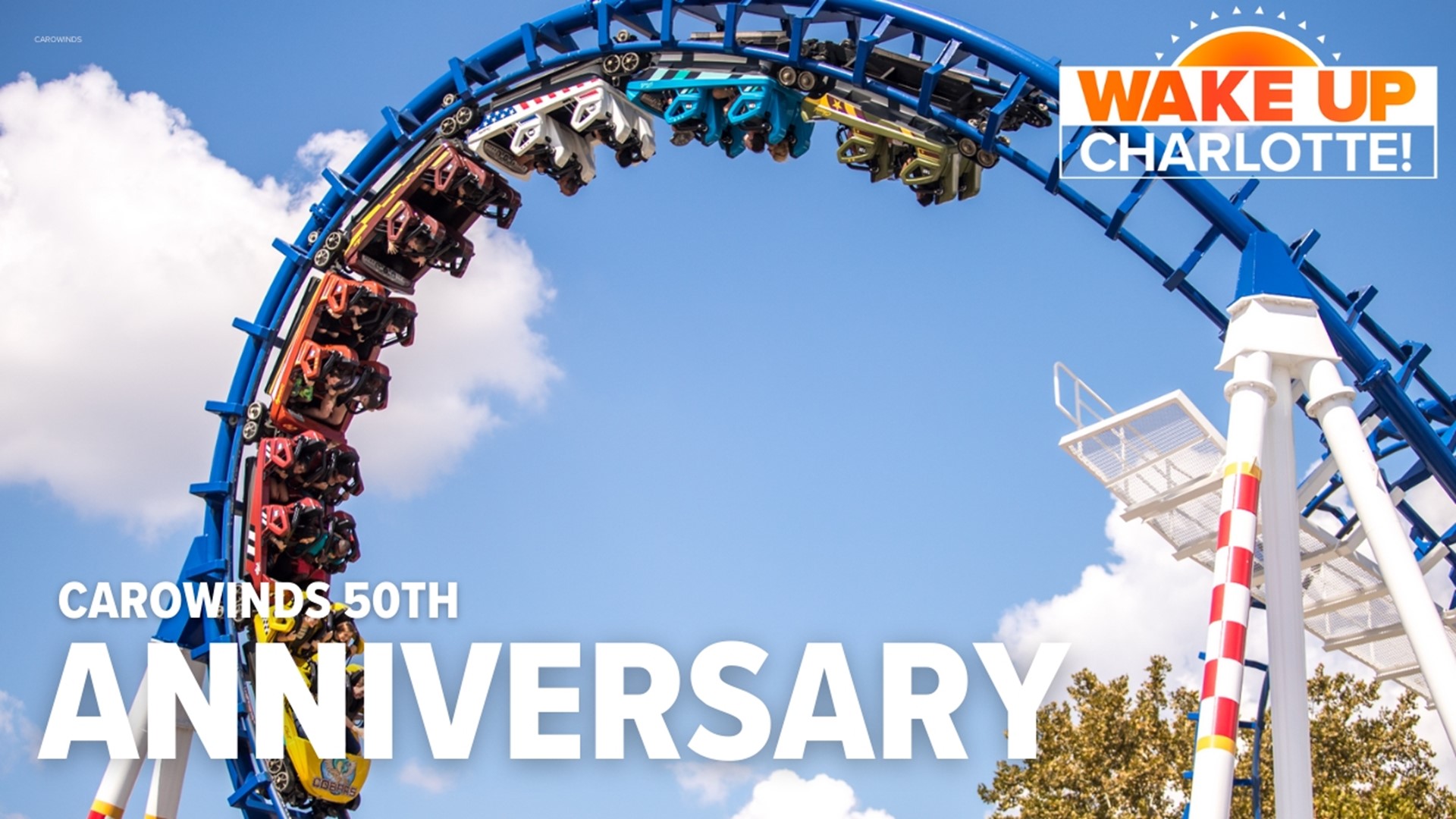 Carowinds is turning 50 today and the park is kicking off it's year-long celebration.