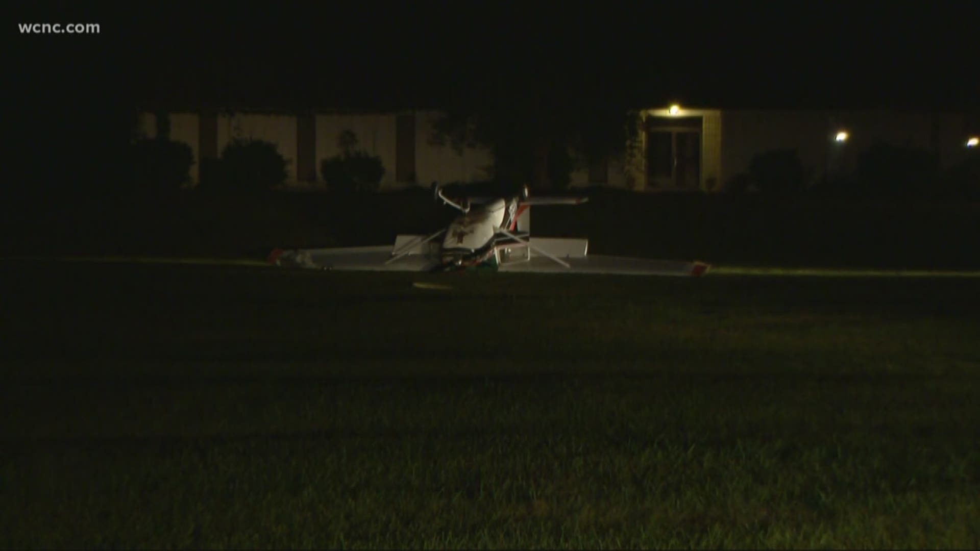 Pilot walks away unharmed from plane crash in Matthews