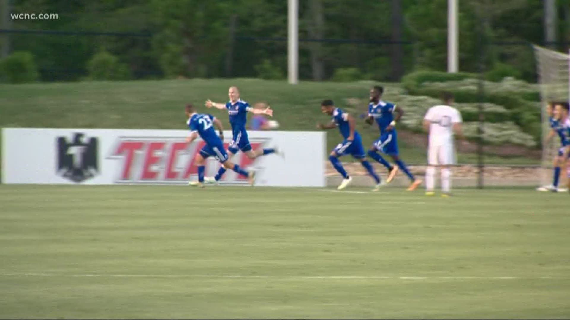 McKenna Woodhead was paralyzed from the waist down after a jet ski accident on Lake Wylie last year. She's an avid soccer fan. That's why the Charlotte Independence created the annual 'McKenna Strong' game.