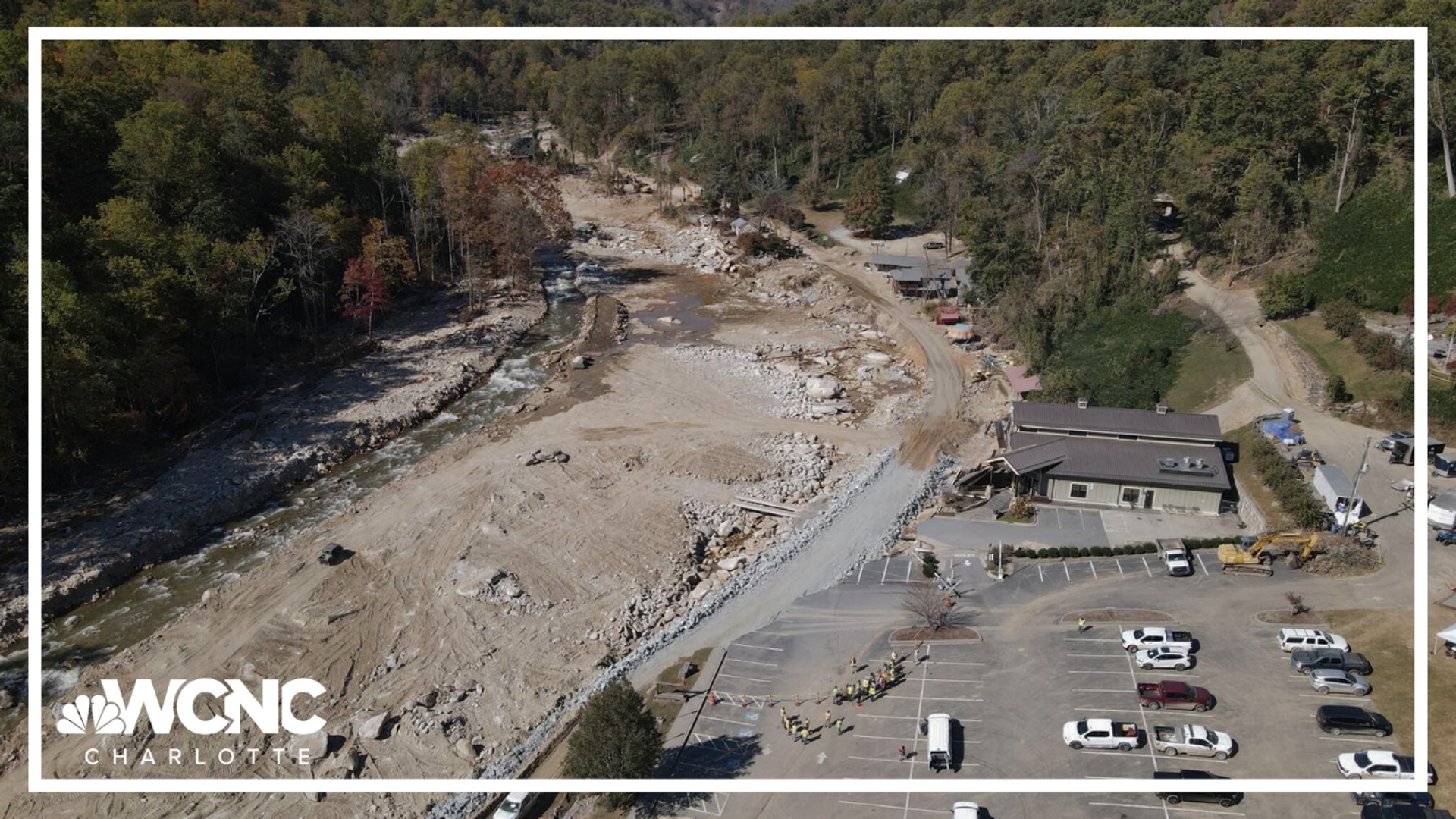 One month after Helene, we're getting an up-close look at the destruction in one of the hardest hitting areas of Western North Carolina. 