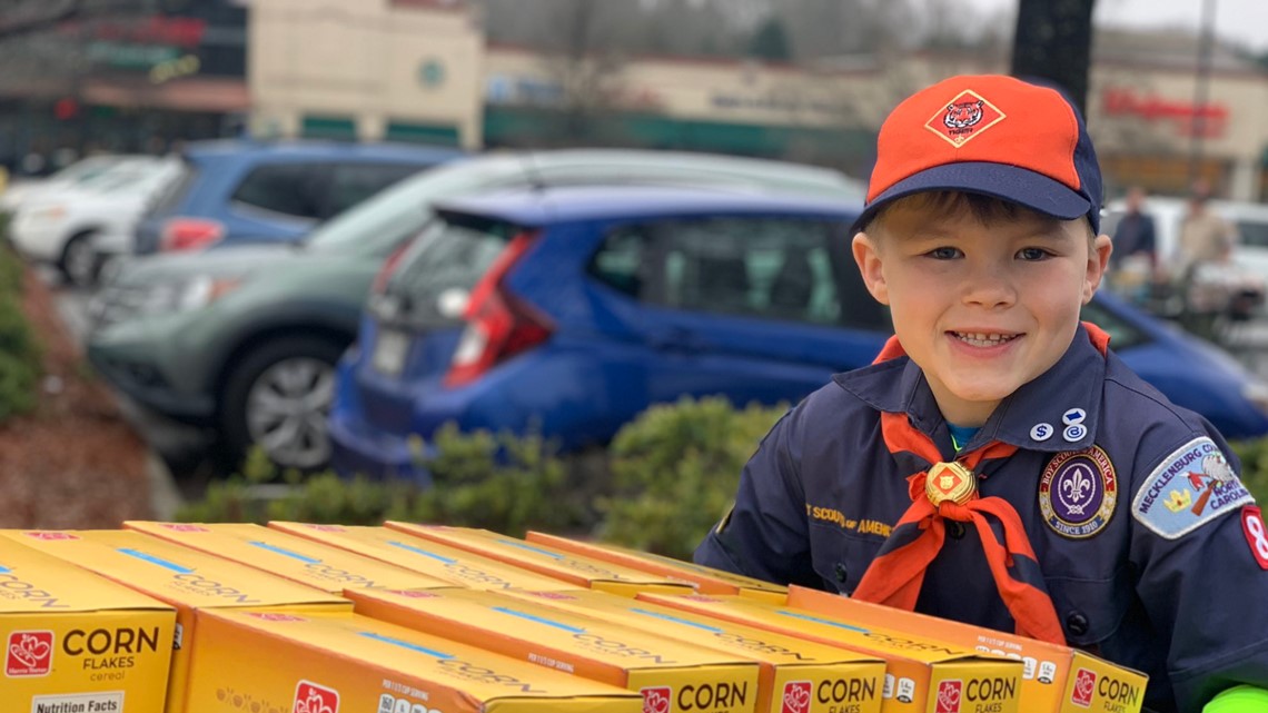 Local Boy Scout groups team up with WCNC Charlotte Scouting For Food event