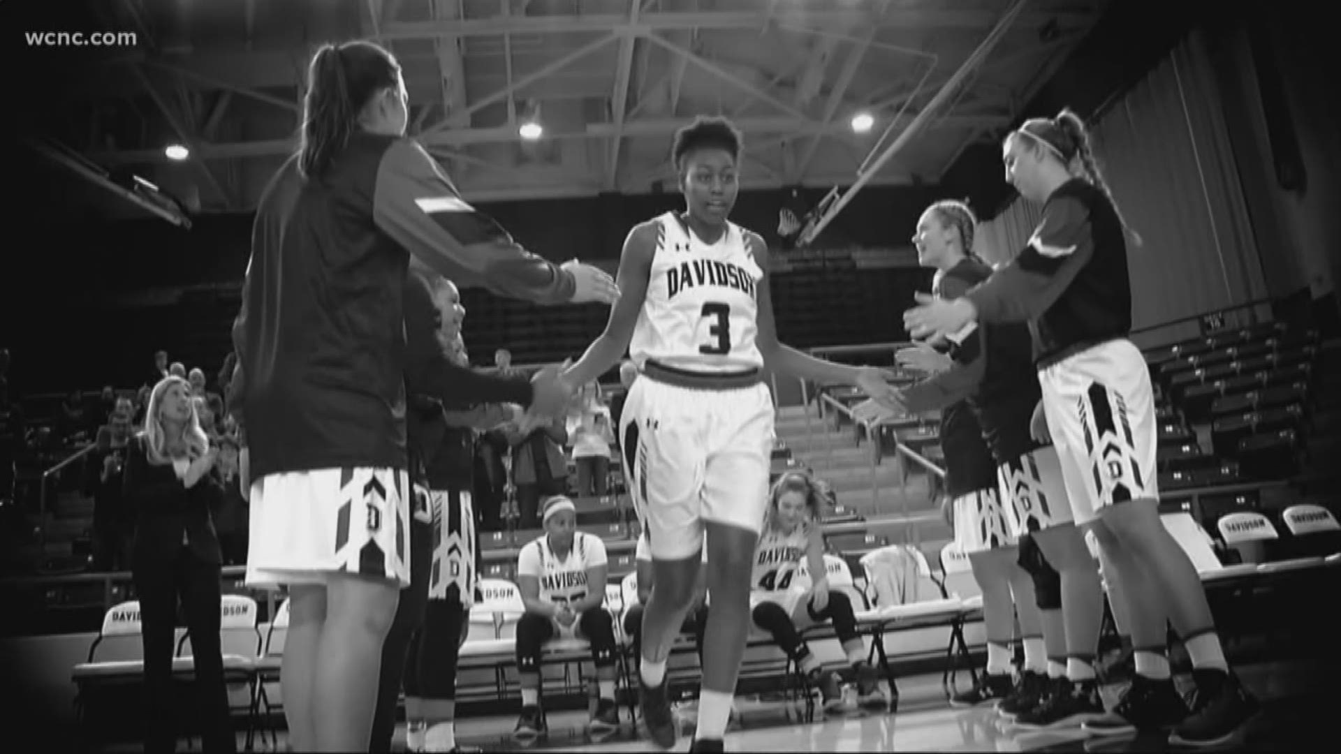 Davidson's women's basketball team has been inspired by a teammate who isn't able to play this year.
