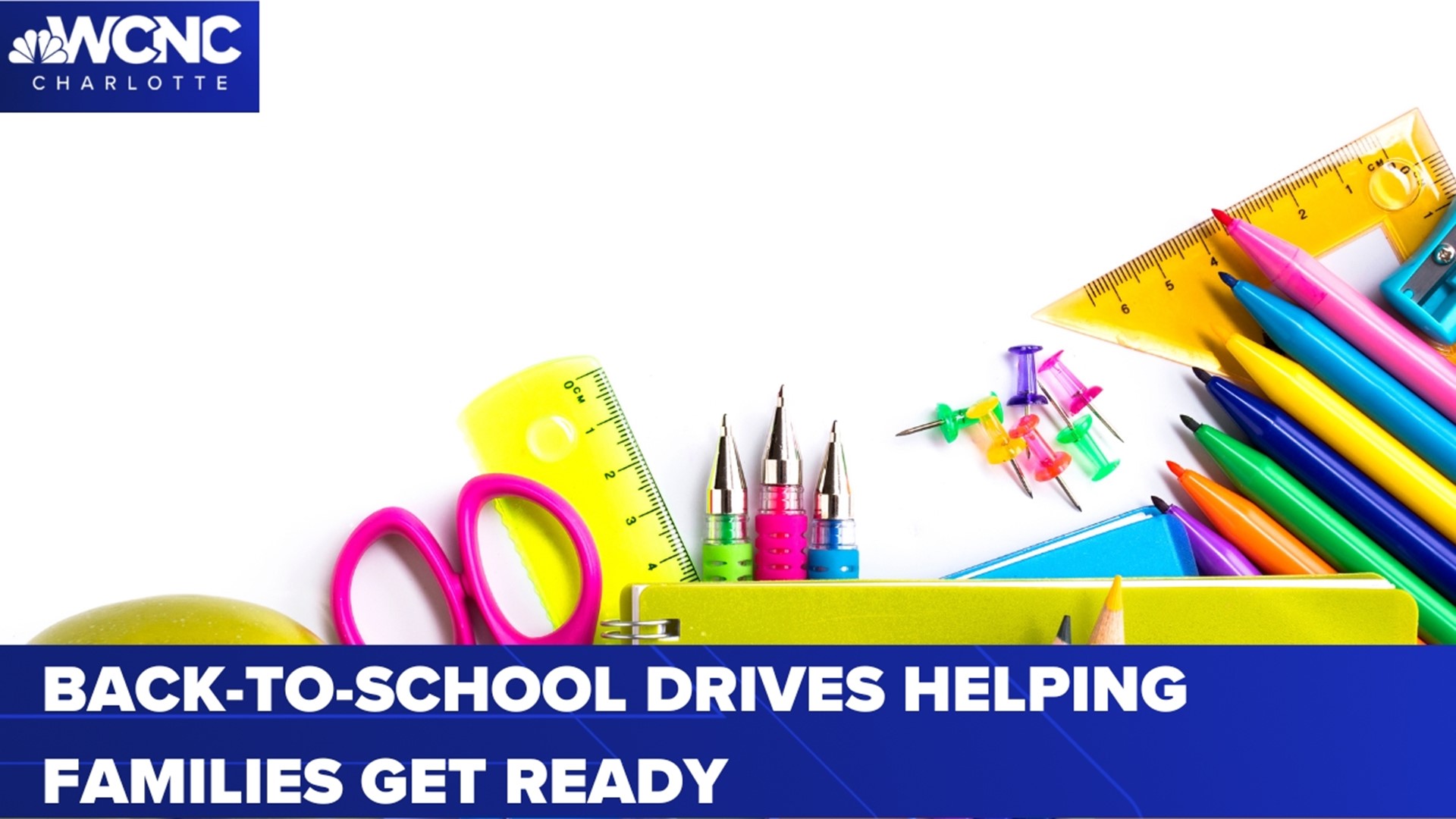 Several community groups kicked off back-to-school events throughout the Charlotte area to help families get ready for school.
