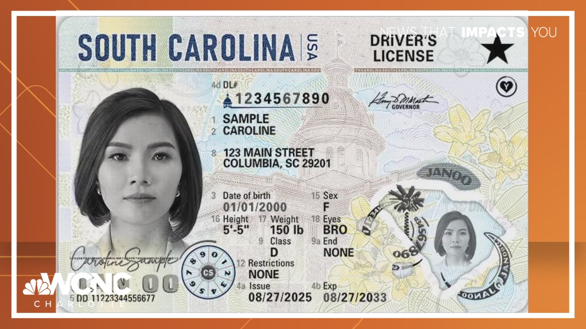 The new cards feature iconic Palmetto State images, along with some enhanced security features.