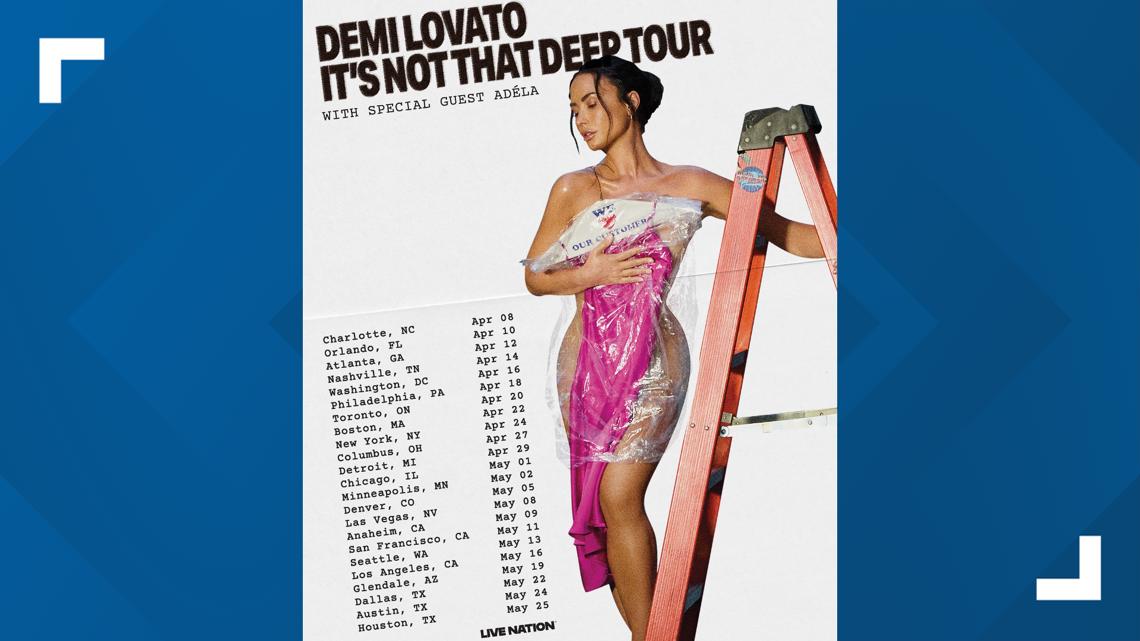 Demi Lovato plans 2026 North American "It's Not That Deep" tour