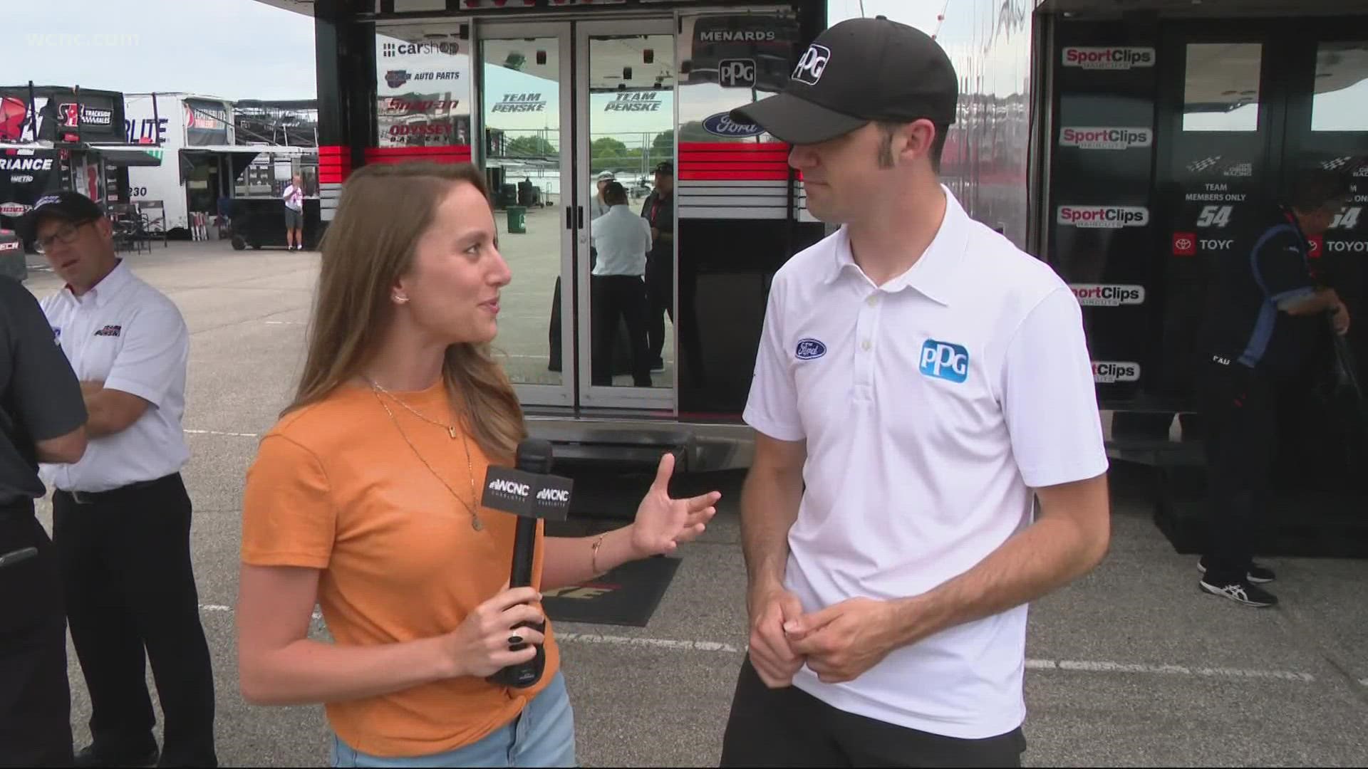 Ashley Stroehlein gets the latest from the track in Indianapolis.
