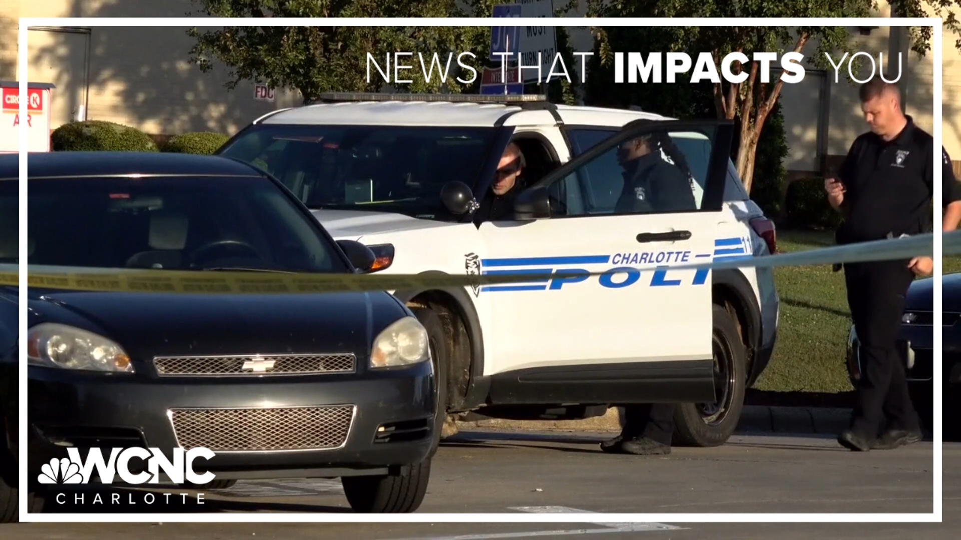 One person has died after being found shot at the Circle K on South Tryon Street near Interstate 485 in Charlotte.