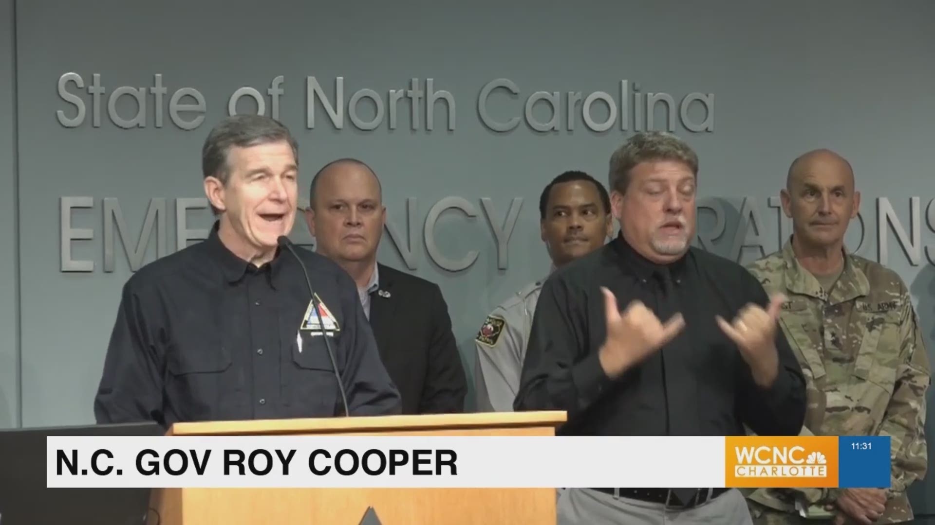 An 85-year-old man preparing for Hurricane Dorian in North Carolina died after he fell off a ladder, according to North Carolina Governor Roy Cooper. The elderly man is the state's first death related to the storm.