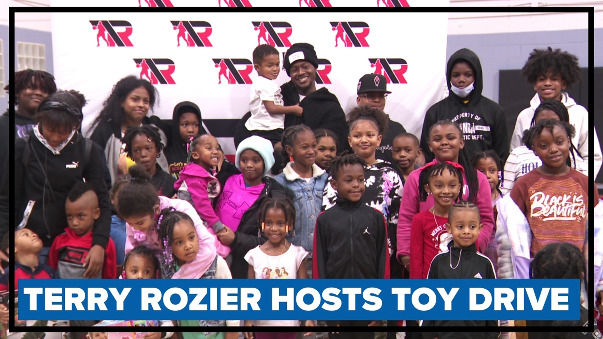 Charlotte Hornets player Terry Rozier hosts toy drive for kids in need.