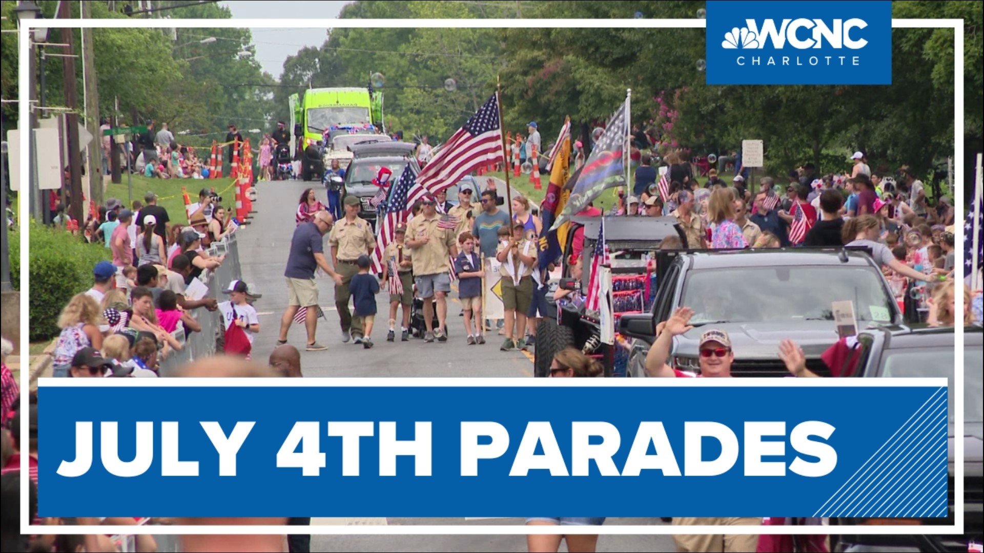 Fourth of July parades in the