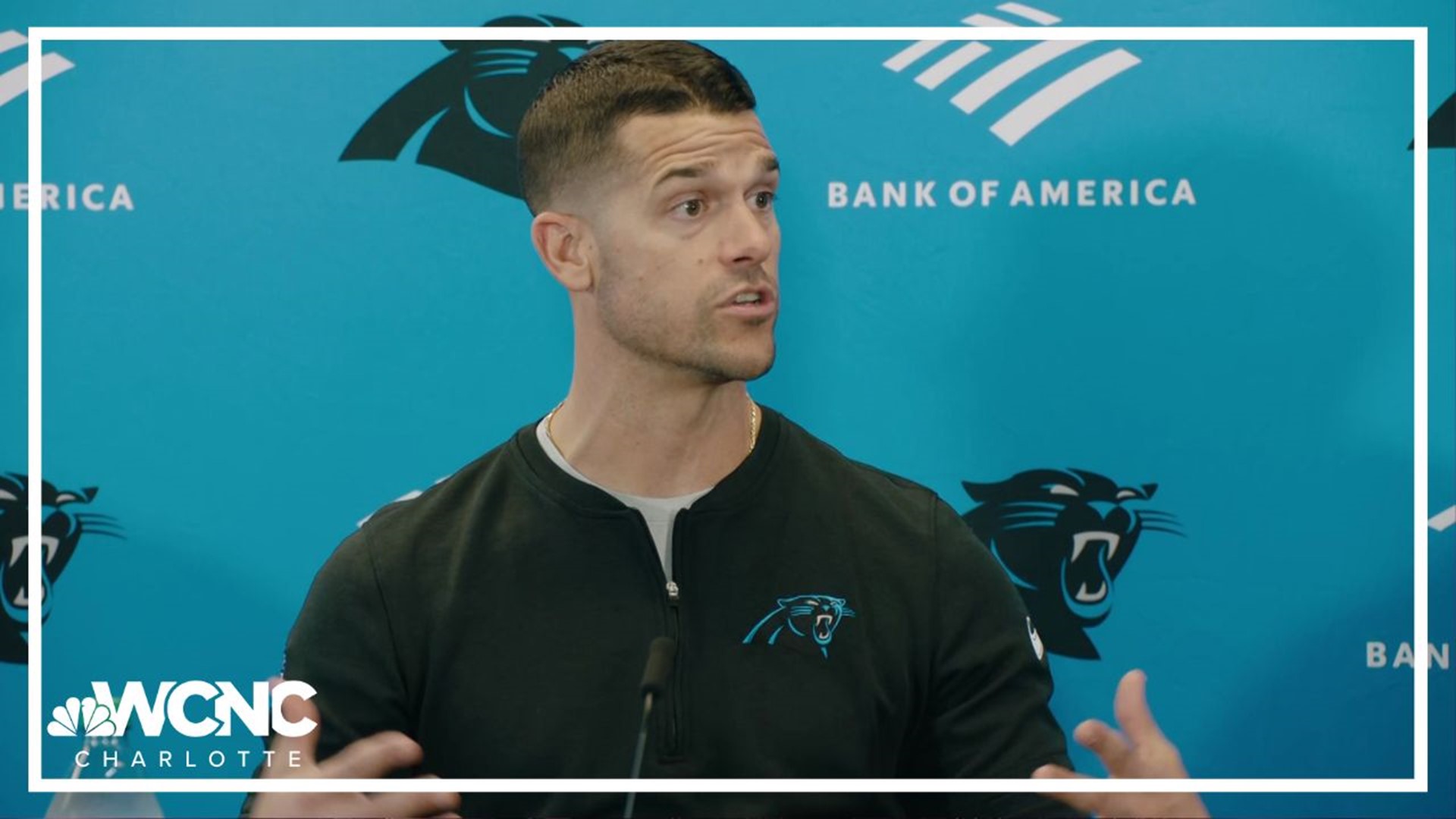 With the NFL Draft one week away, the Panthers front office is still hard at work. WCNC Charlotte's Ashley Stroehlein has more.