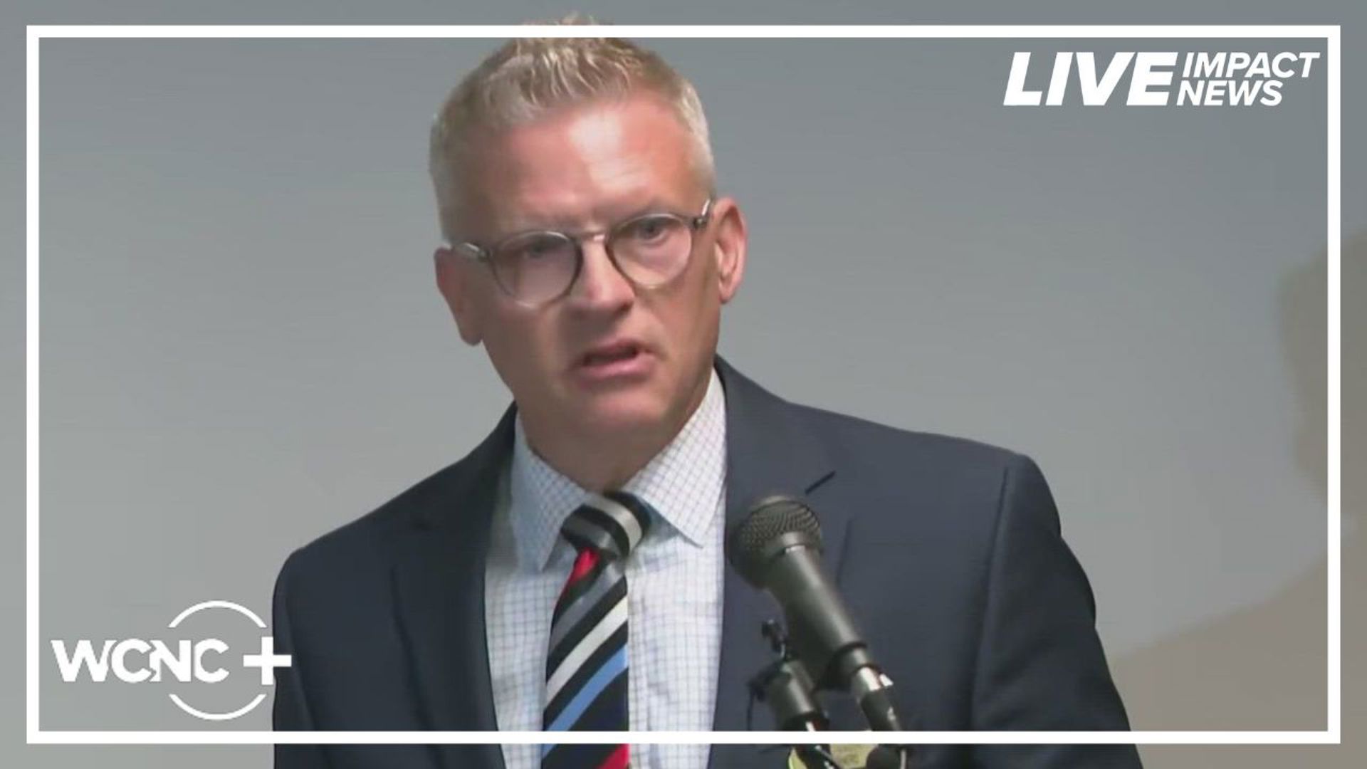 Law enforcement in Mifflin Township, Ohio, give an update after two officers were shot during a traffic stop on Wednesday.