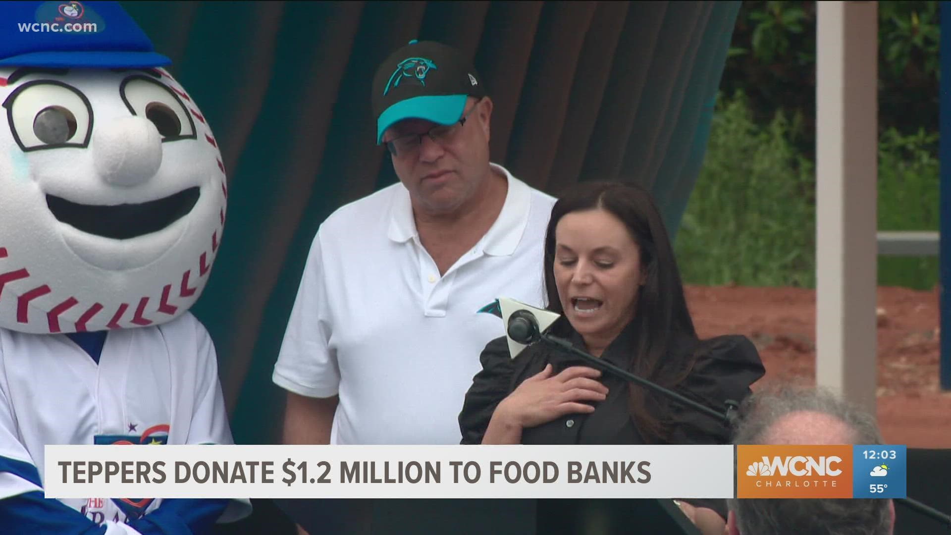 Carolina Panthers owner David Tepper donates 1.2M to food banks