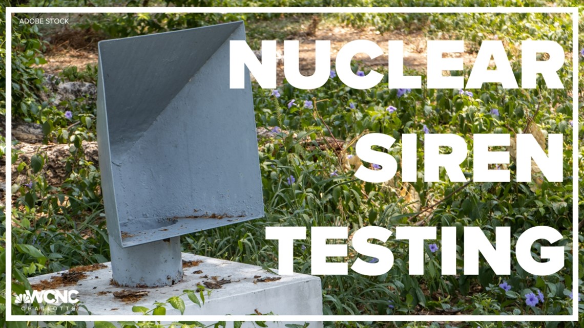 Nuclear station sirens tested on Wednesday by Duke Energy
